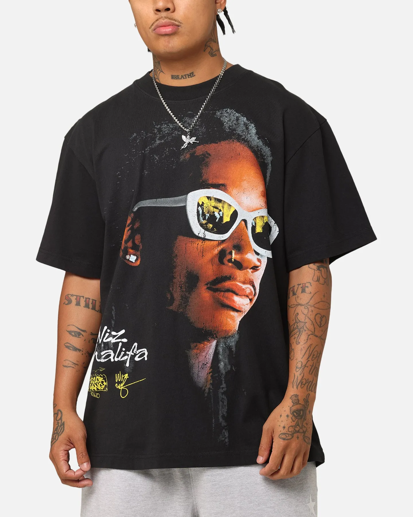 ID Supply Wiz Khalifa Taylor Gang Vision T-Shirt Black sold by Culture Kings product image thumbnail 3