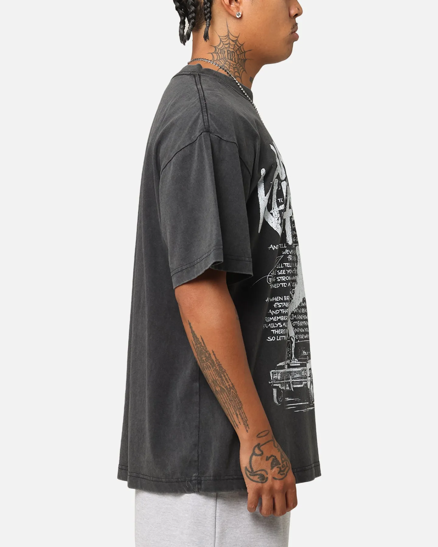 ID Supply Wiz Khalifa Up In Smoke T-Shirt Washed Black sold by Culture Kings product image thumbnail 3