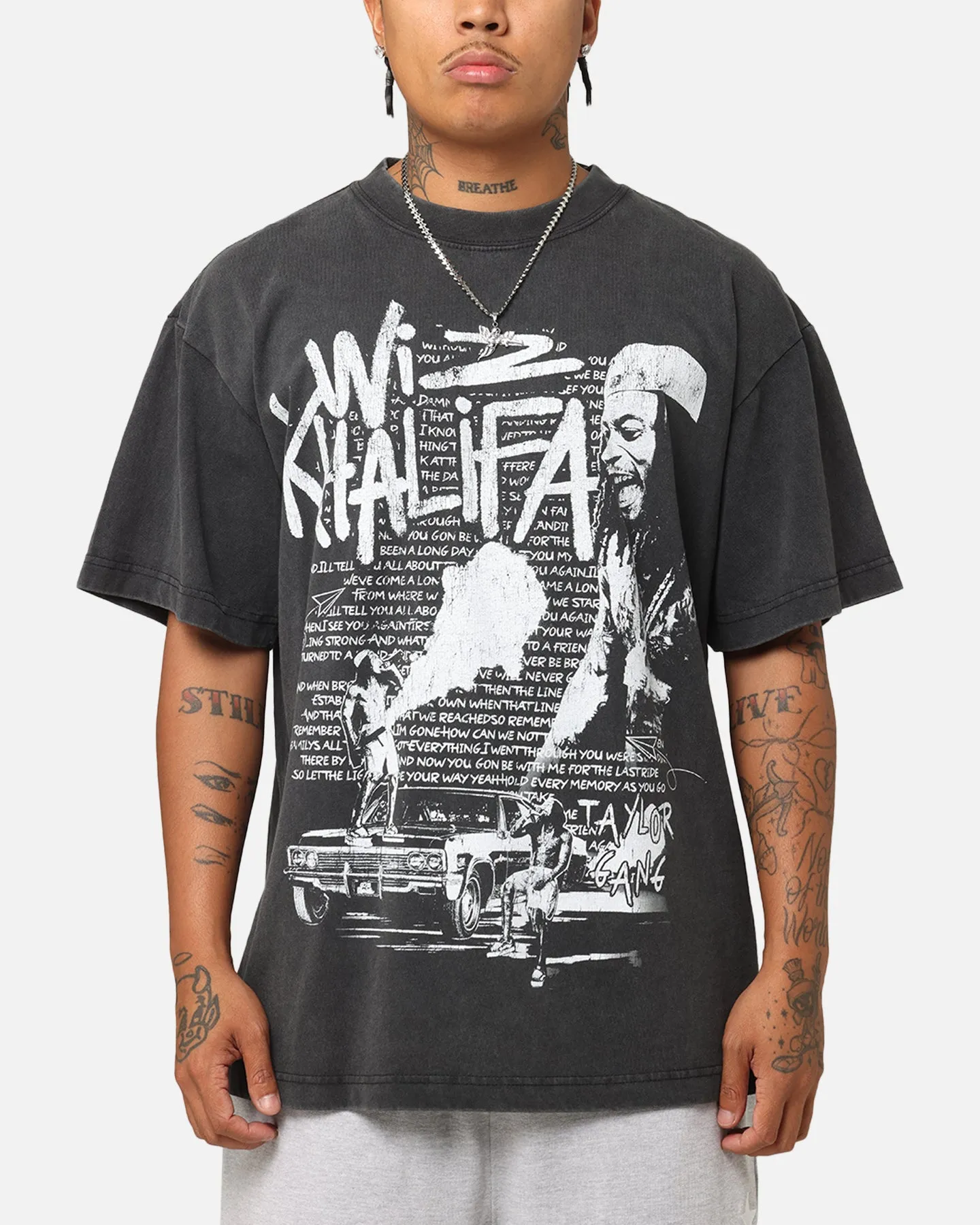 ID Supply Wiz Khalifa Up In Smoke T-Shirt Washed Black sold by Culture Kings