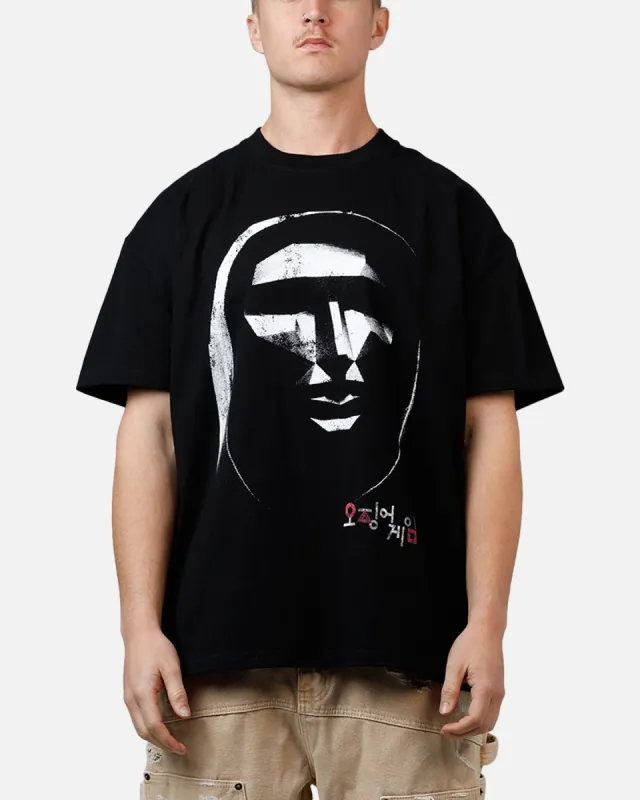 Goat Crew X Squid Game Front Man Heavyweight T-Shirt Black sold by Culture Kings