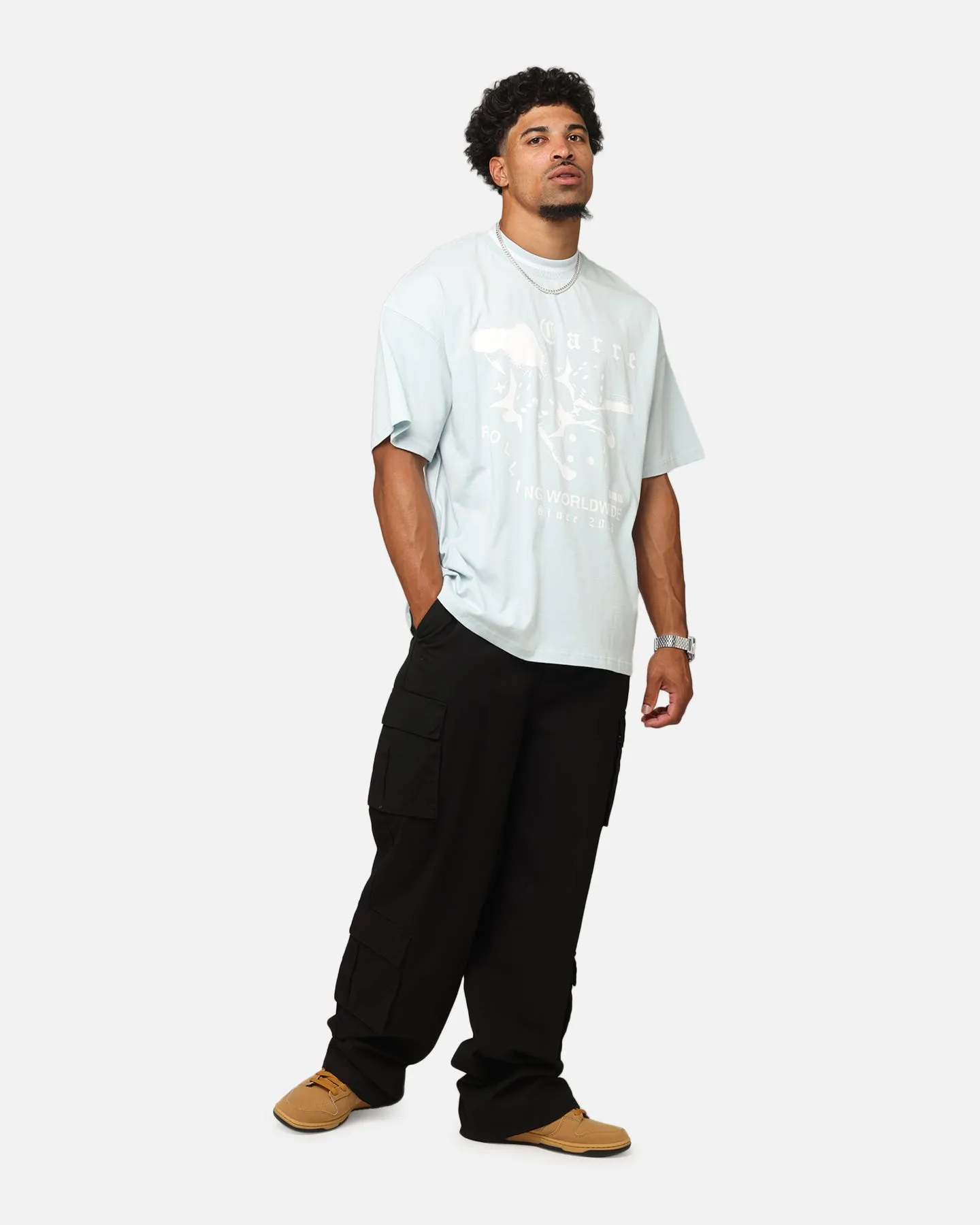 Carre Tactical Baggy Cargo Pants Black sold by Culture Kings product image thumbnail 2