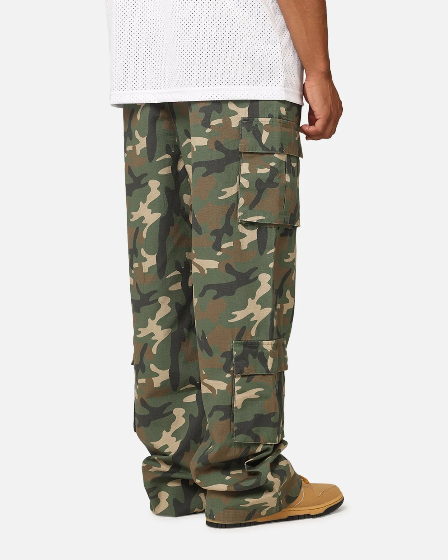Carre Tactical Baggy Cargo Pants Woodland Camo sold by Culture Kings product image thumbnail 5