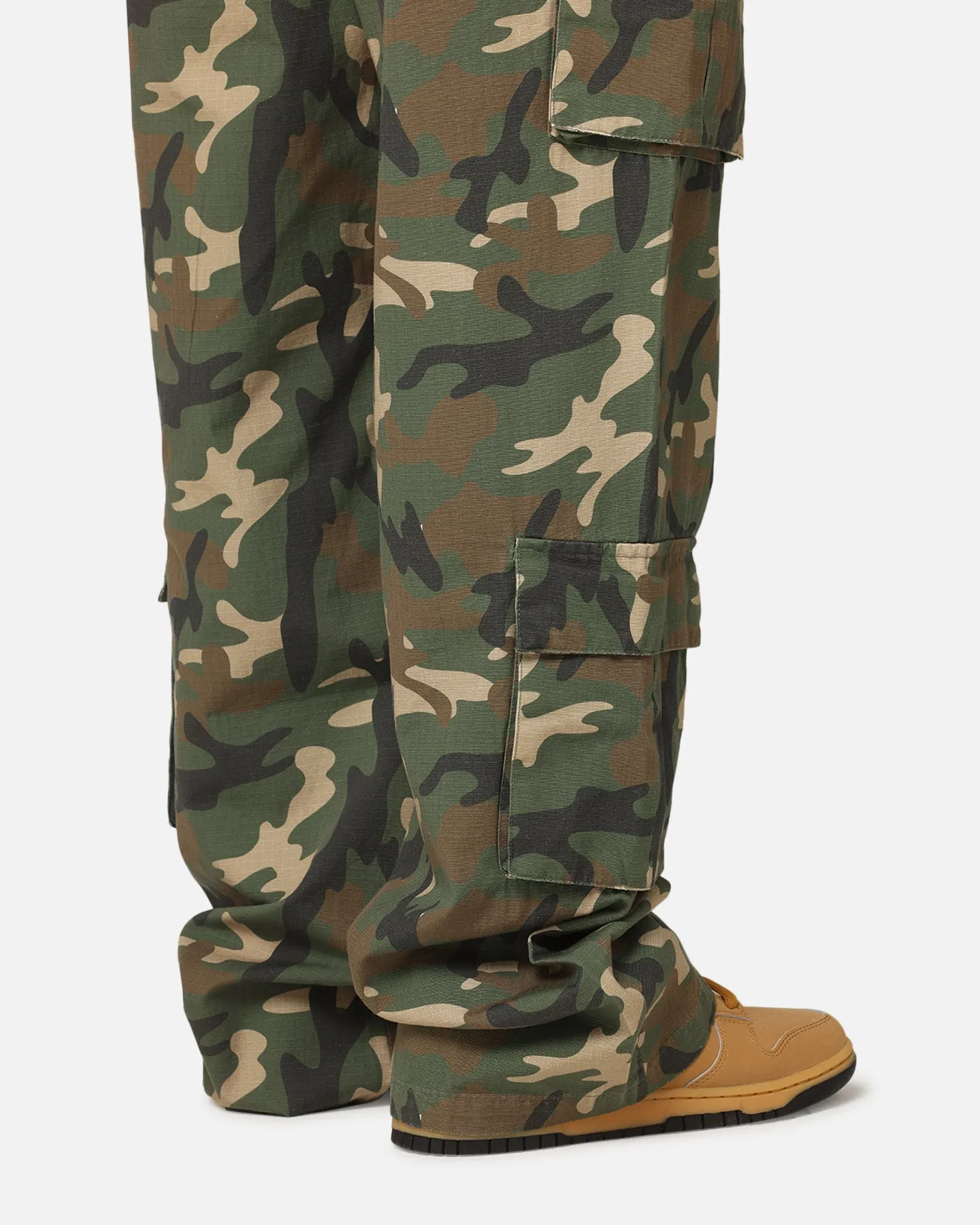 Carre Tactical Baggy Cargo Pants Woodland Camo sold by Culture Kings product image thumbnail 4
