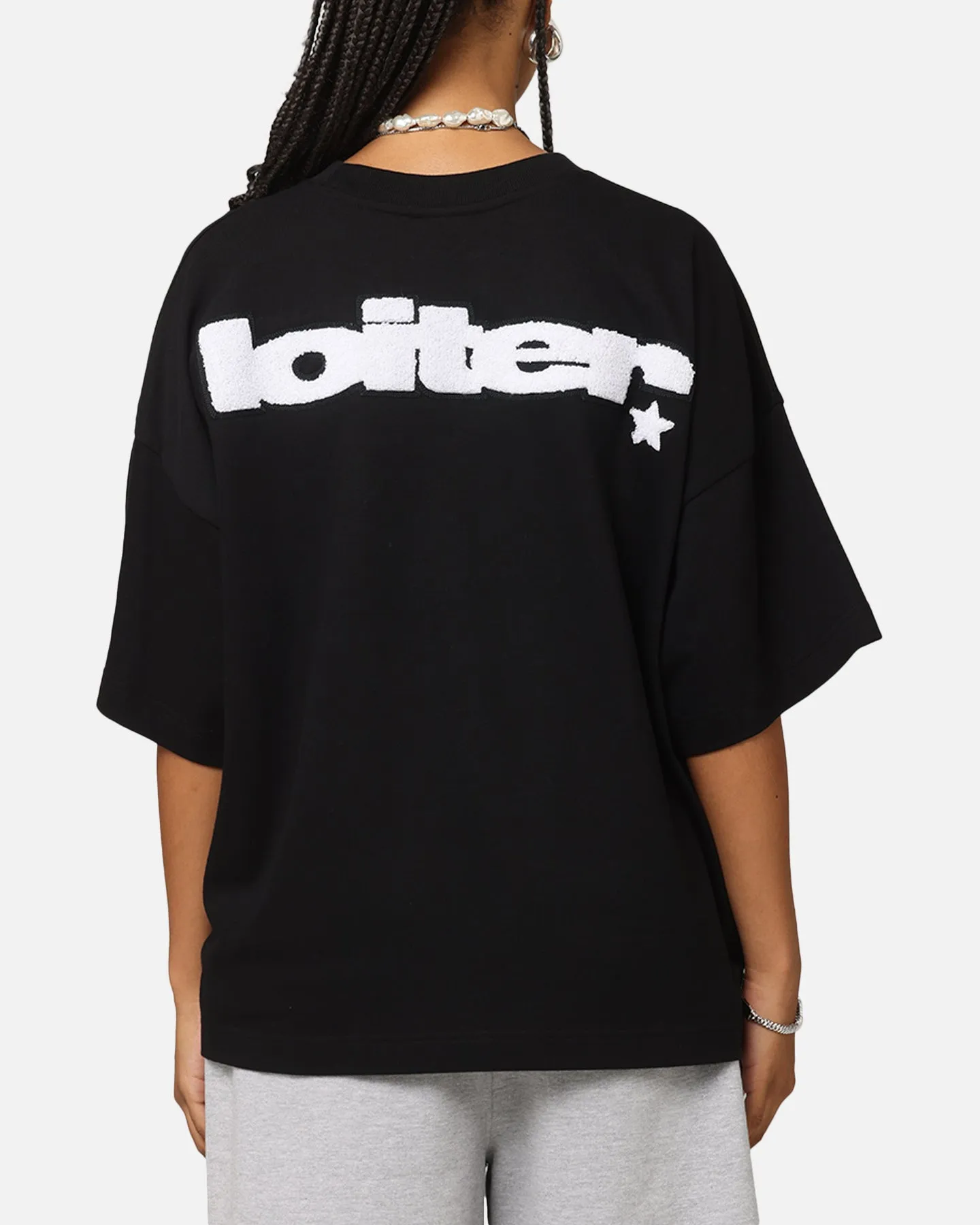 Loiter Premium Essentials Boxy T-Shirt Black sold by Culture Kings