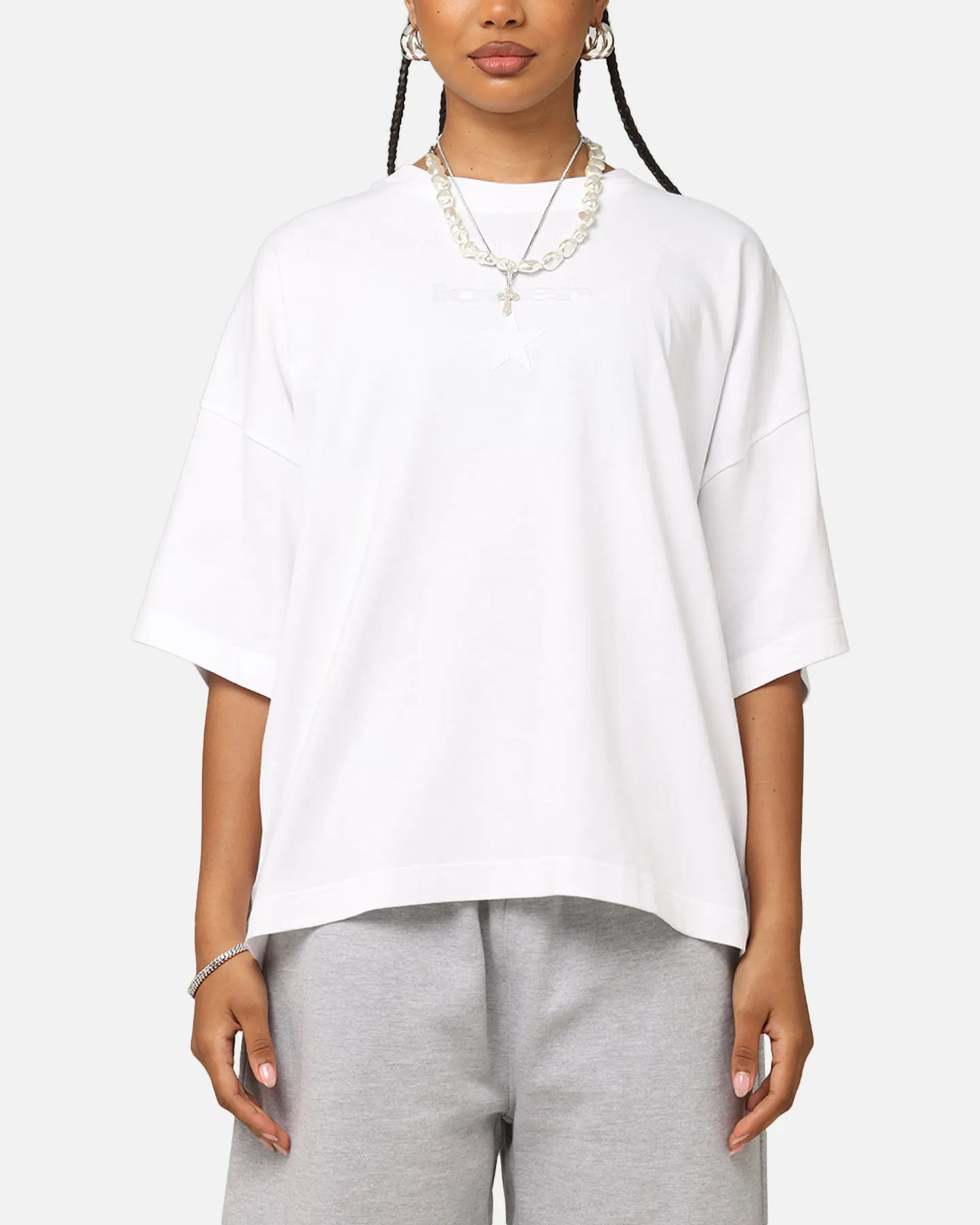 Loiter Premium Essentials Boxy T-Shirt White sold by Culture Kings product image thumbnail 2