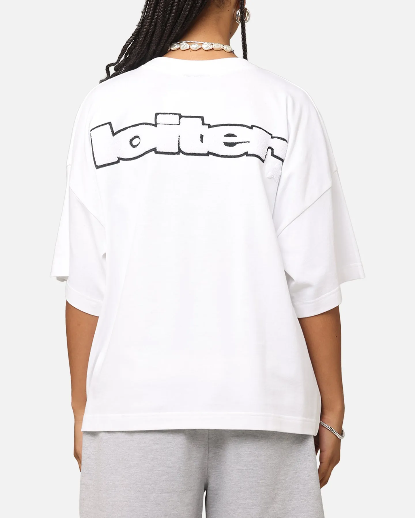 Loiter Premium Essentials Boxy T-Shirt White sold by Culture Kings