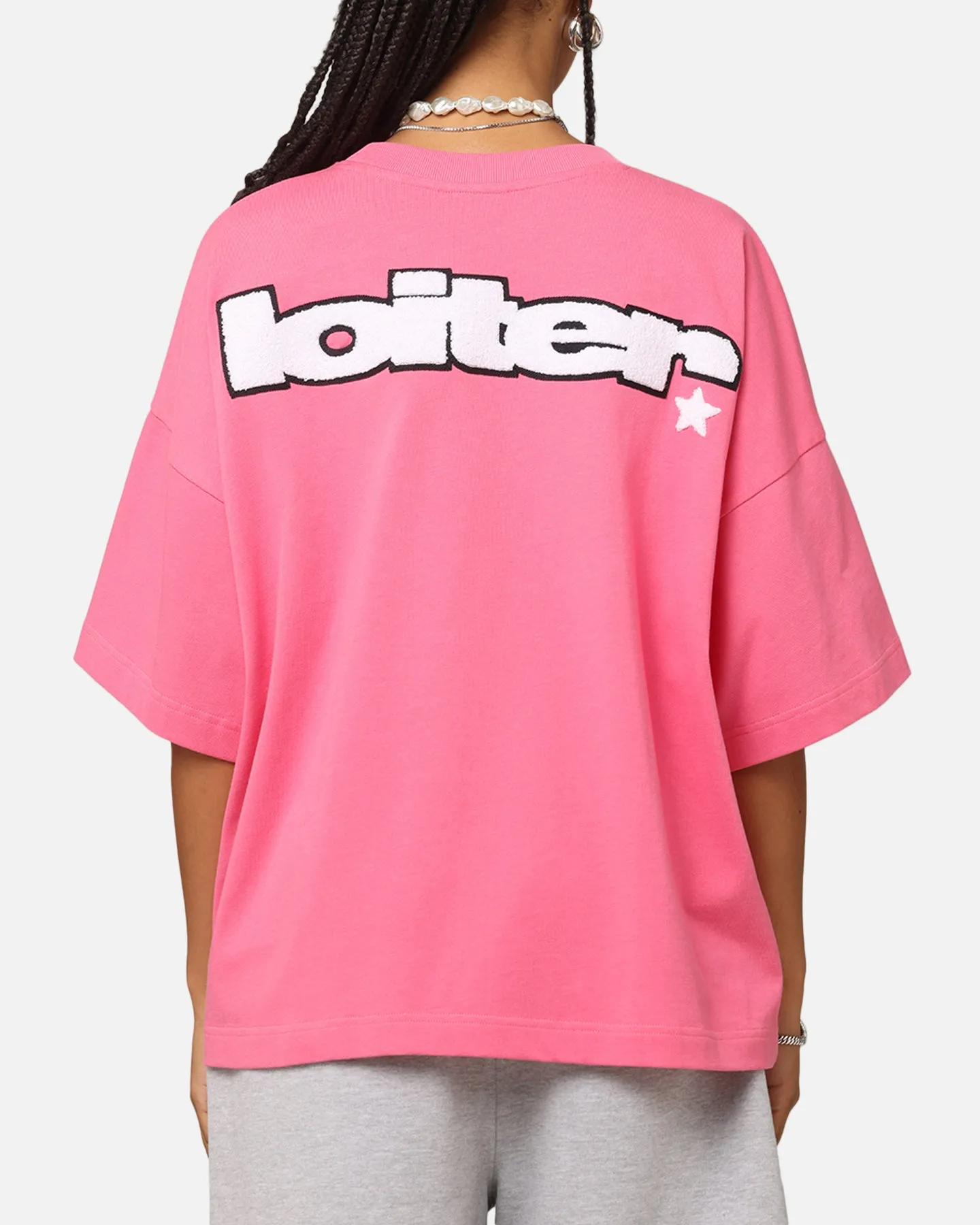 Loiter Premium Essentials Boxy T-Shirt Pink sold by Culture Kings