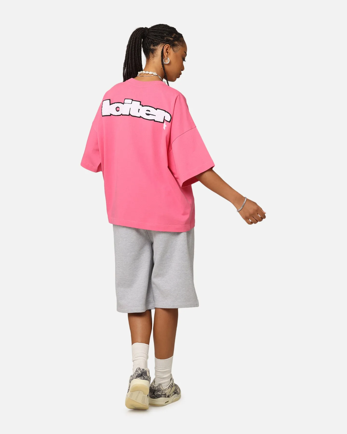 Loiter Premium Essentials Boxy T-Shirt Pink sold by Culture Kings product image thumbnail 3