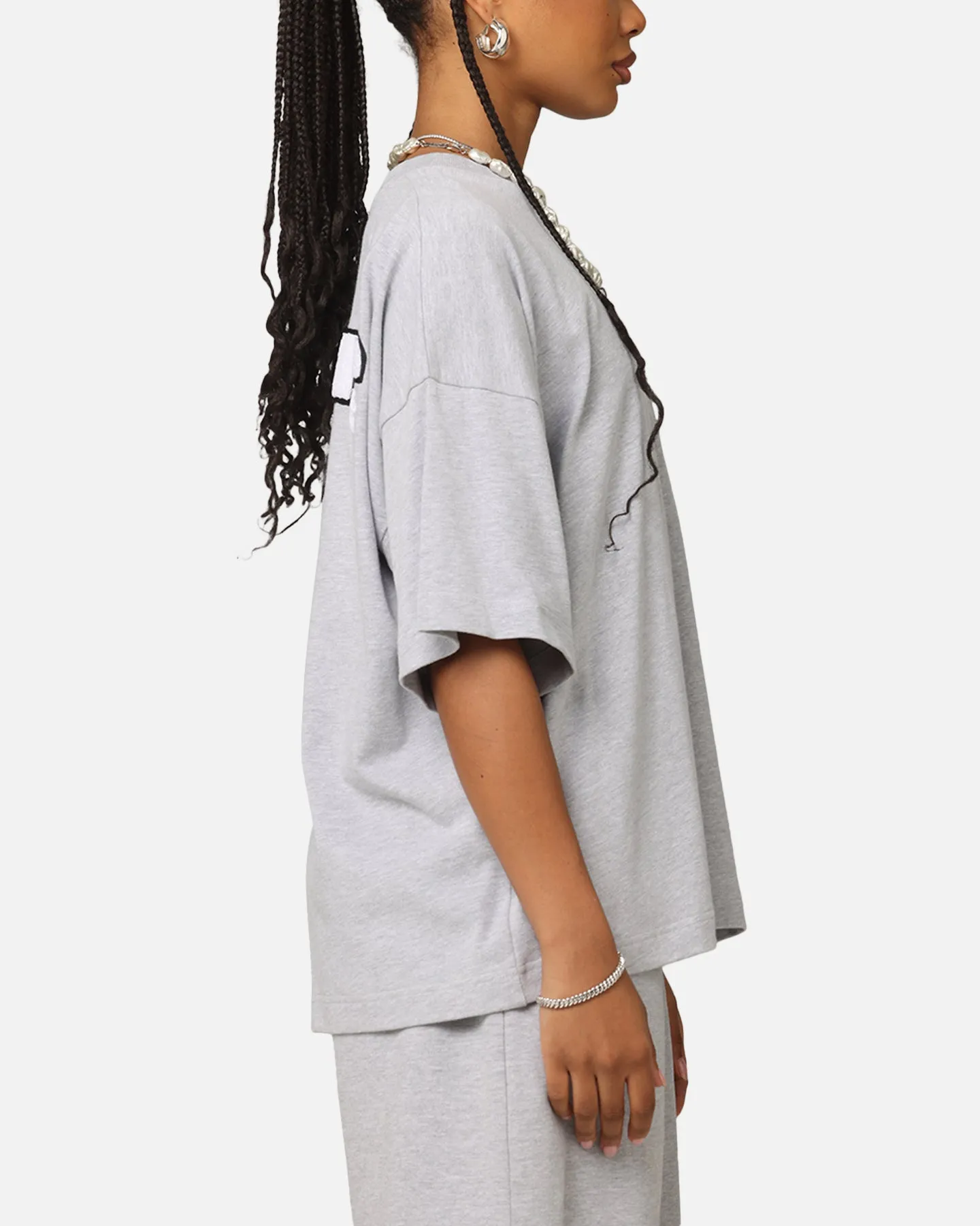 Loiter Premium Essentials Boxy T-Shirt Grey Marle sold by Culture Kings product image thumbnail 5