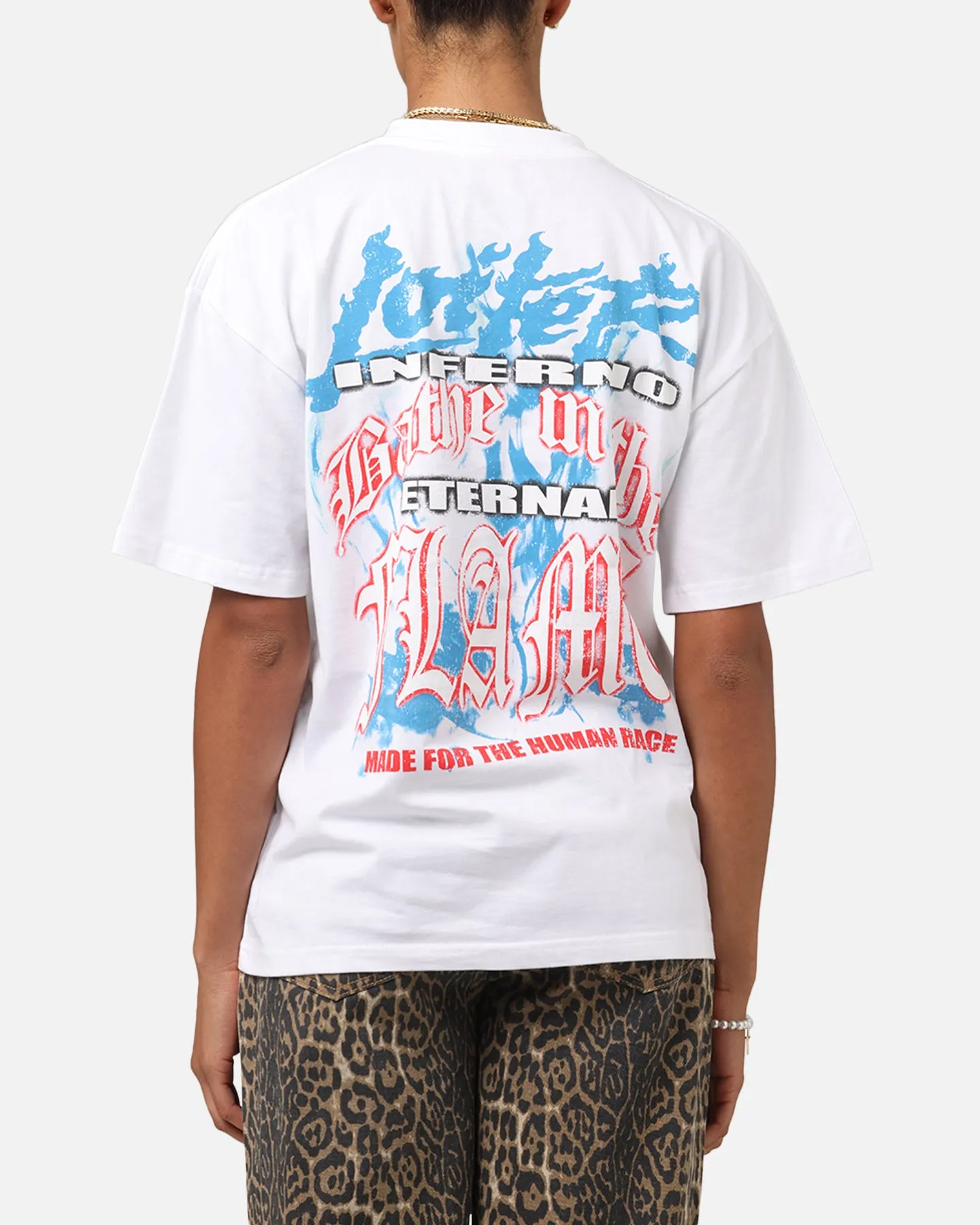 Loiter Inferno Drop T-Shirt White sold by Culture Kings product image thumbnail 2