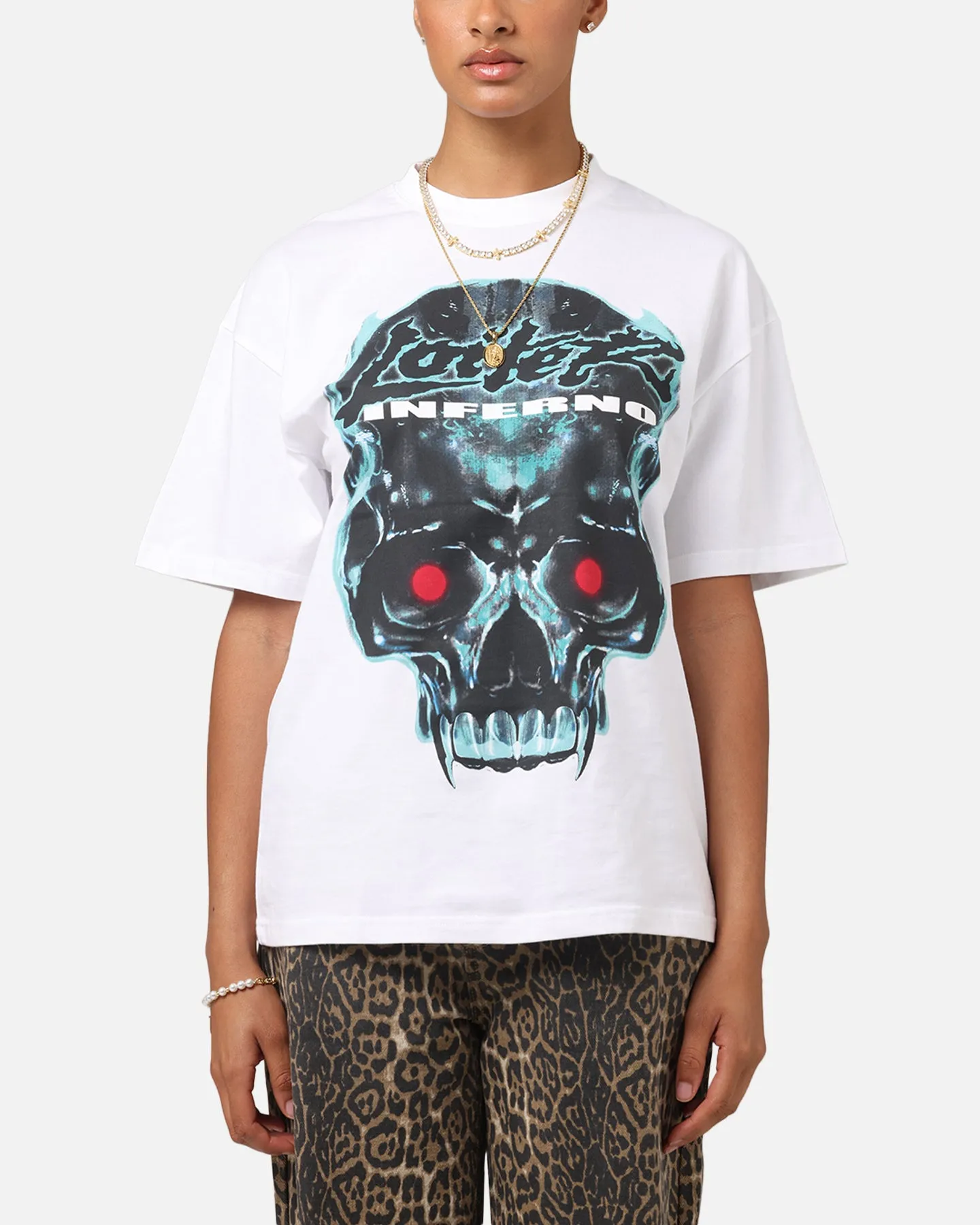 Loiter Inferno Drop T-Shirt White sold by Culture Kings