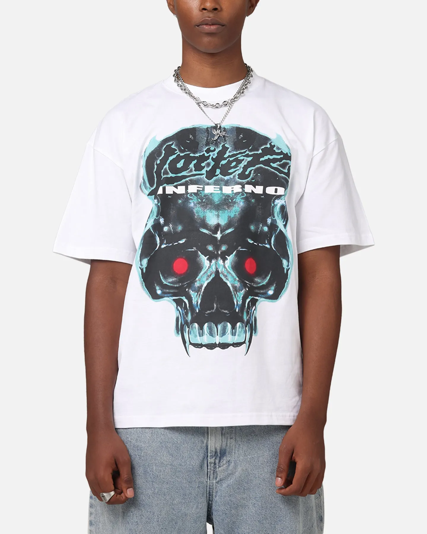 Loiter Inferno Drop T-Shirt White sold by Culture Kings