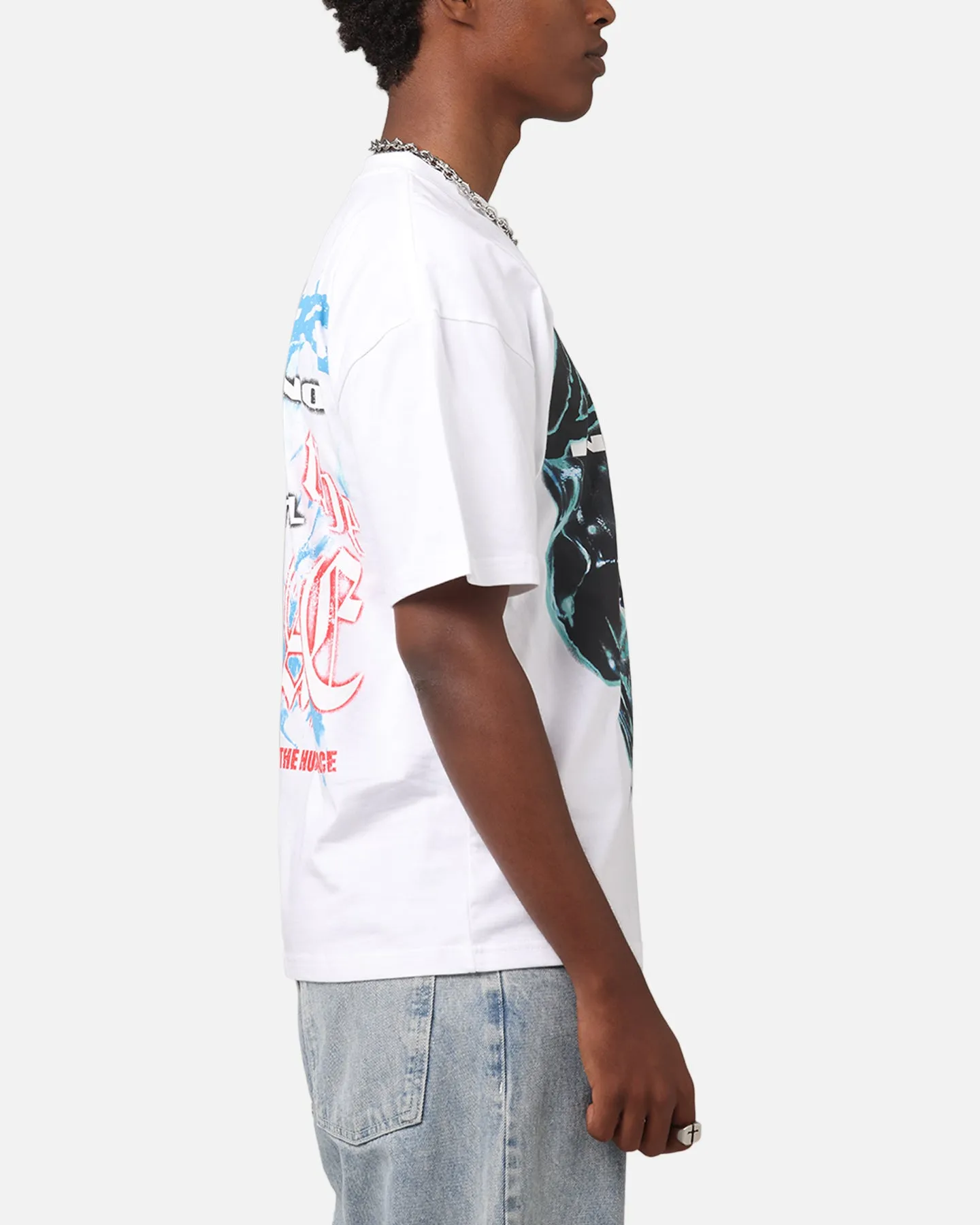 Loiter Inferno Drop T-Shirt White sold by Culture Kings product image thumbnail 5