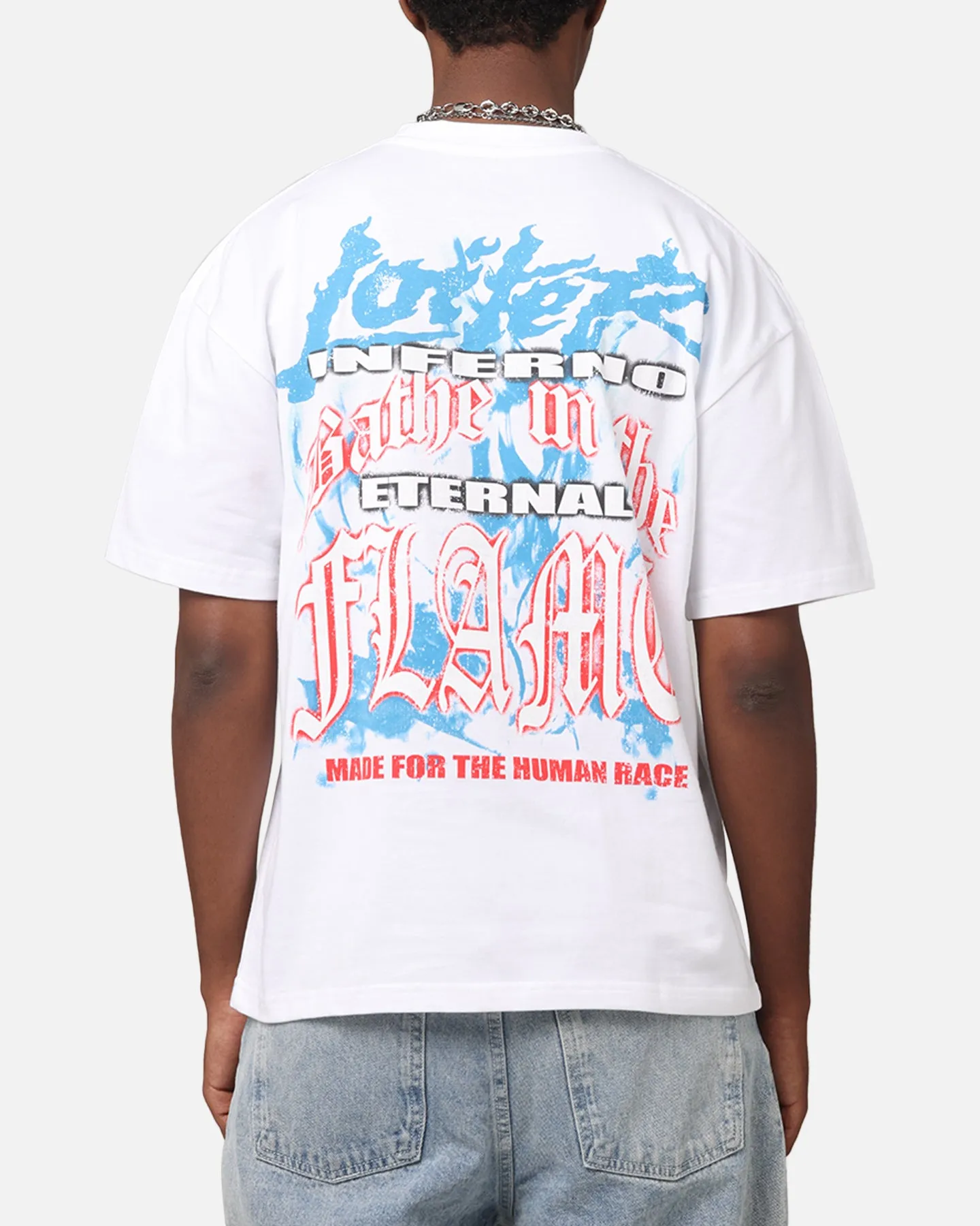 Loiter Inferno Drop T-Shirt White sold by Culture Kings product image thumbnail 2