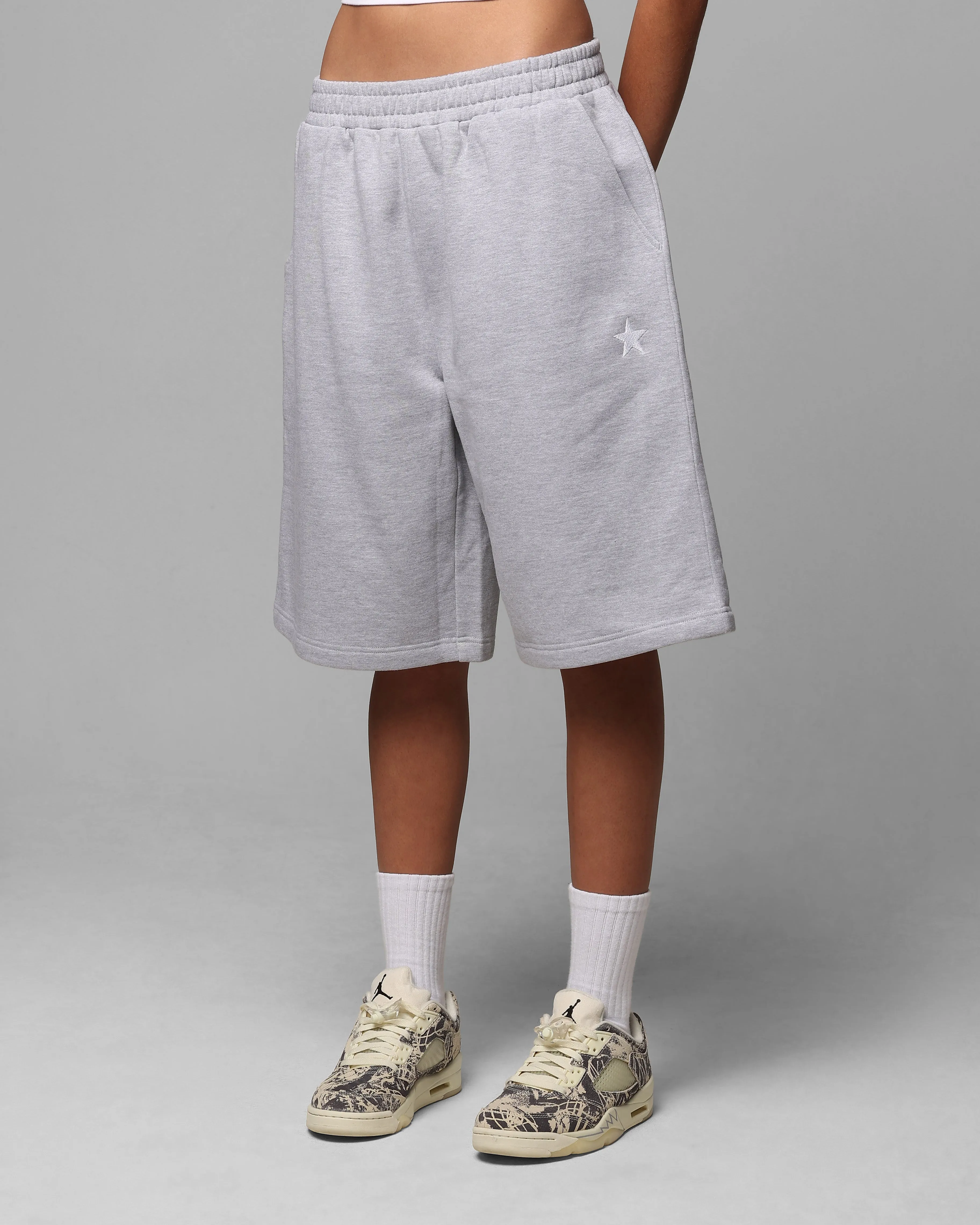 Loiter Premium Essentials Sweat Shorts Grey Marle sold by Culture Kings