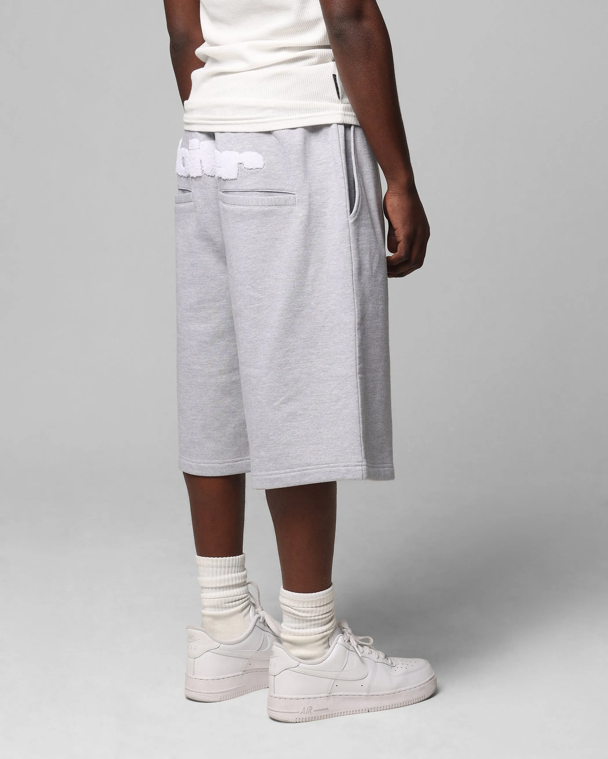 Loiter Premium Essentials Sweat Shorts Grey Marle sold by Culture Kings product image thumbnail 5