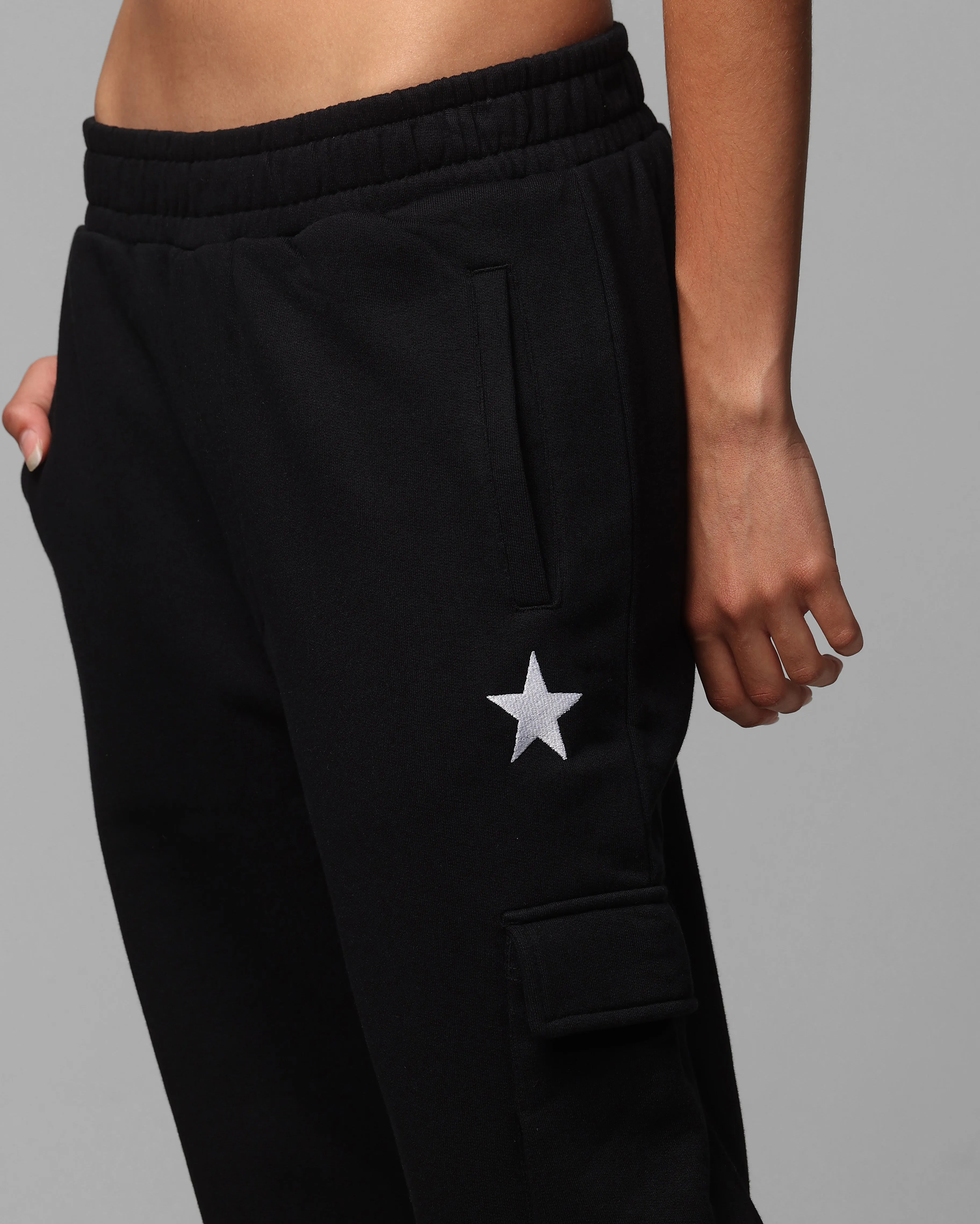 Loiter Premium Essentials Sweatpants Black/White sold by Culture Kings product image thumbnail 4