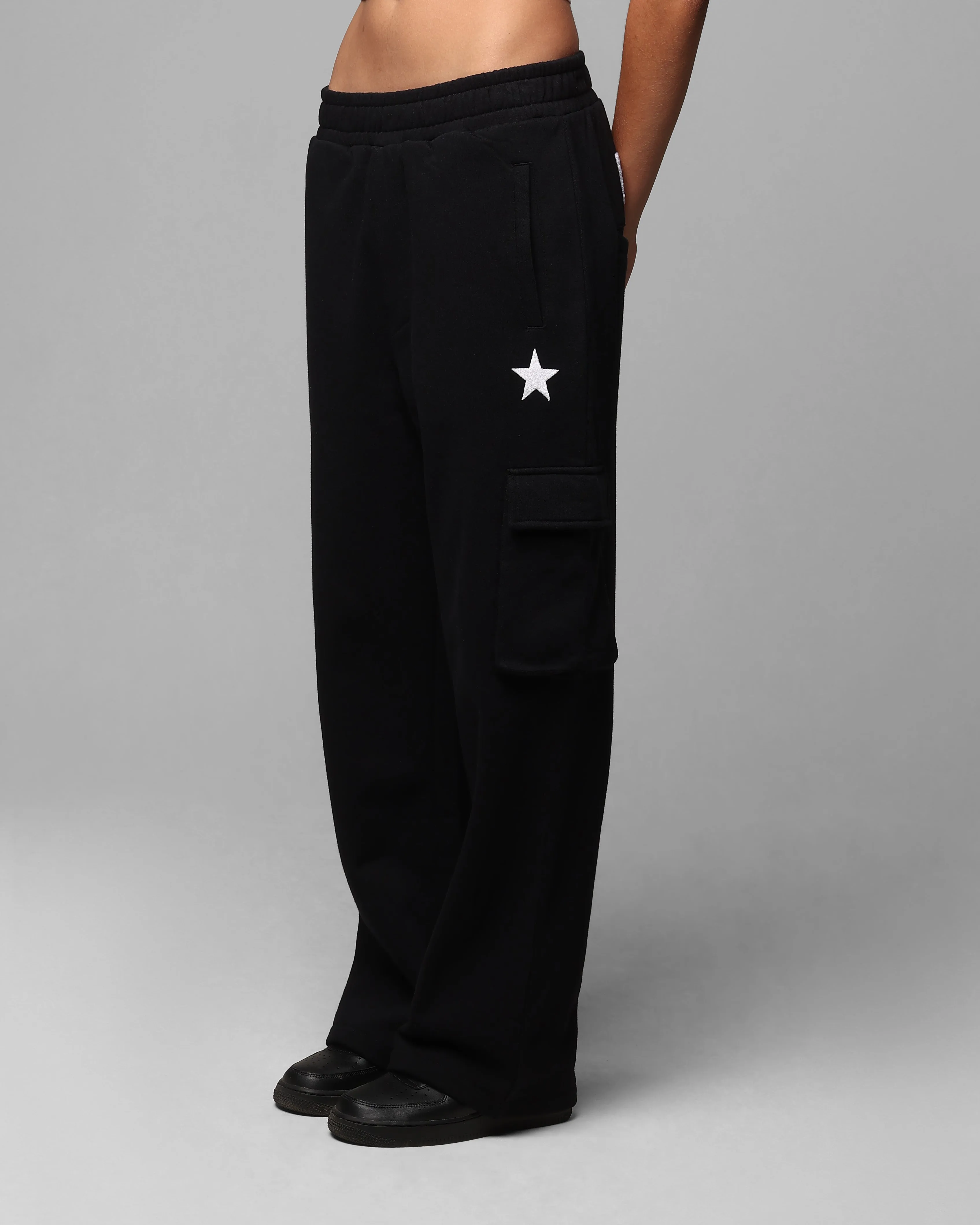 Loiter Premium Essentials Sweatpants Black/White sold by Culture Kings