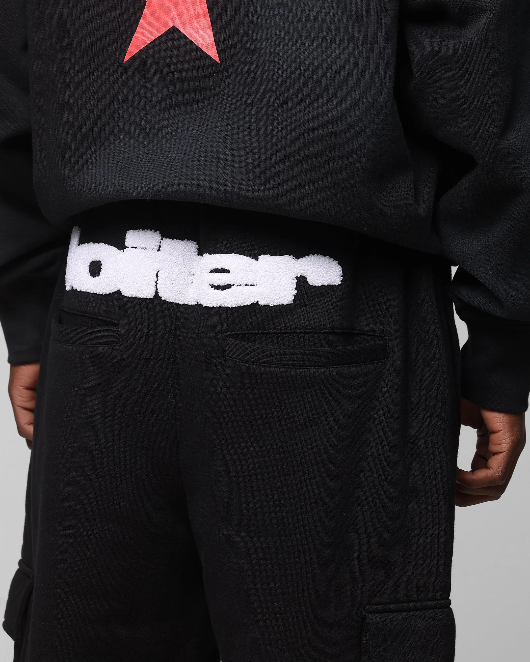 Loiter Premium Essentials Sweatpants Black/White sold by Culture Kings product image thumbnail 4
