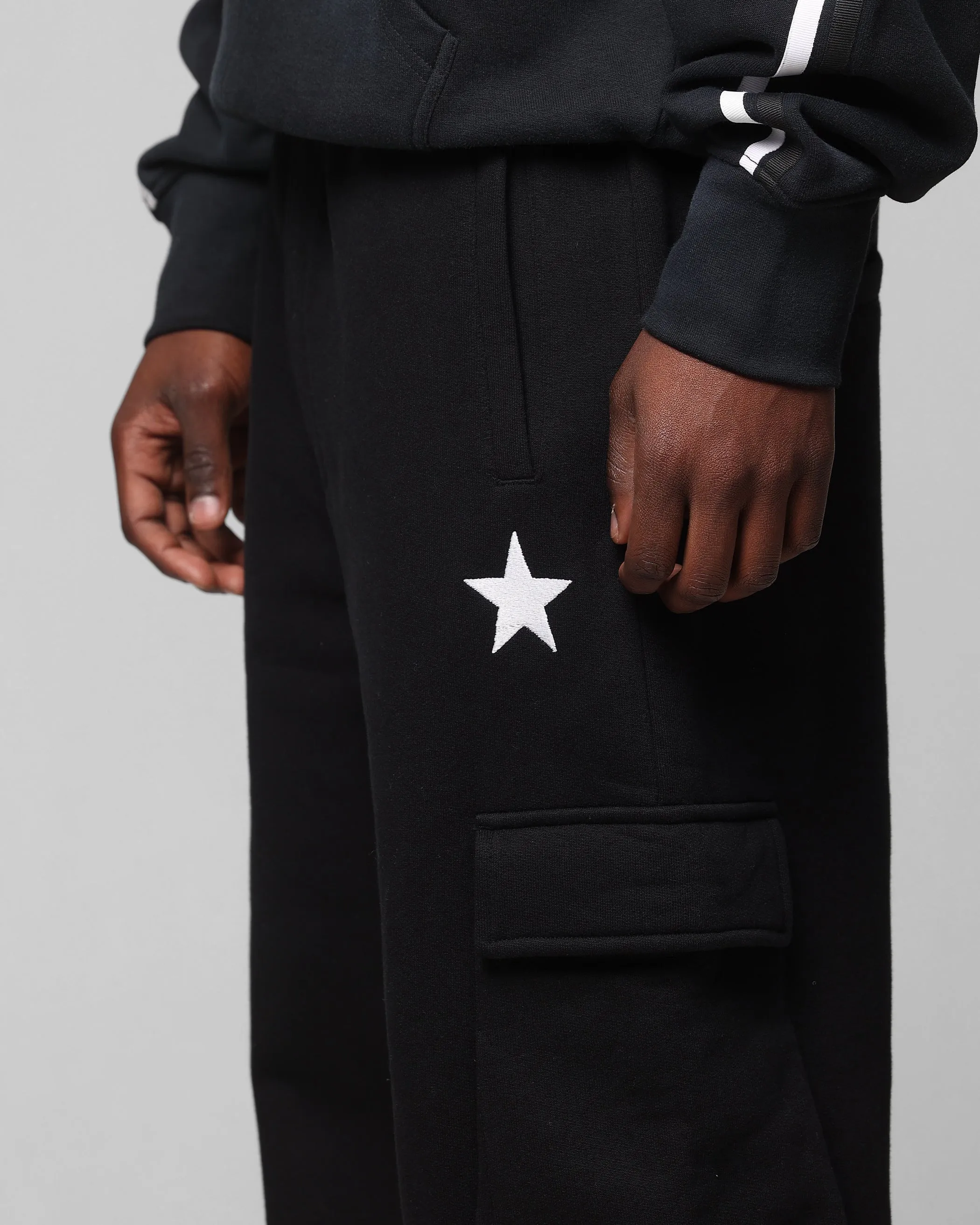 Loiter Premium Essentials Sweatpants Black/White sold by Culture Kings product image thumbnail 3