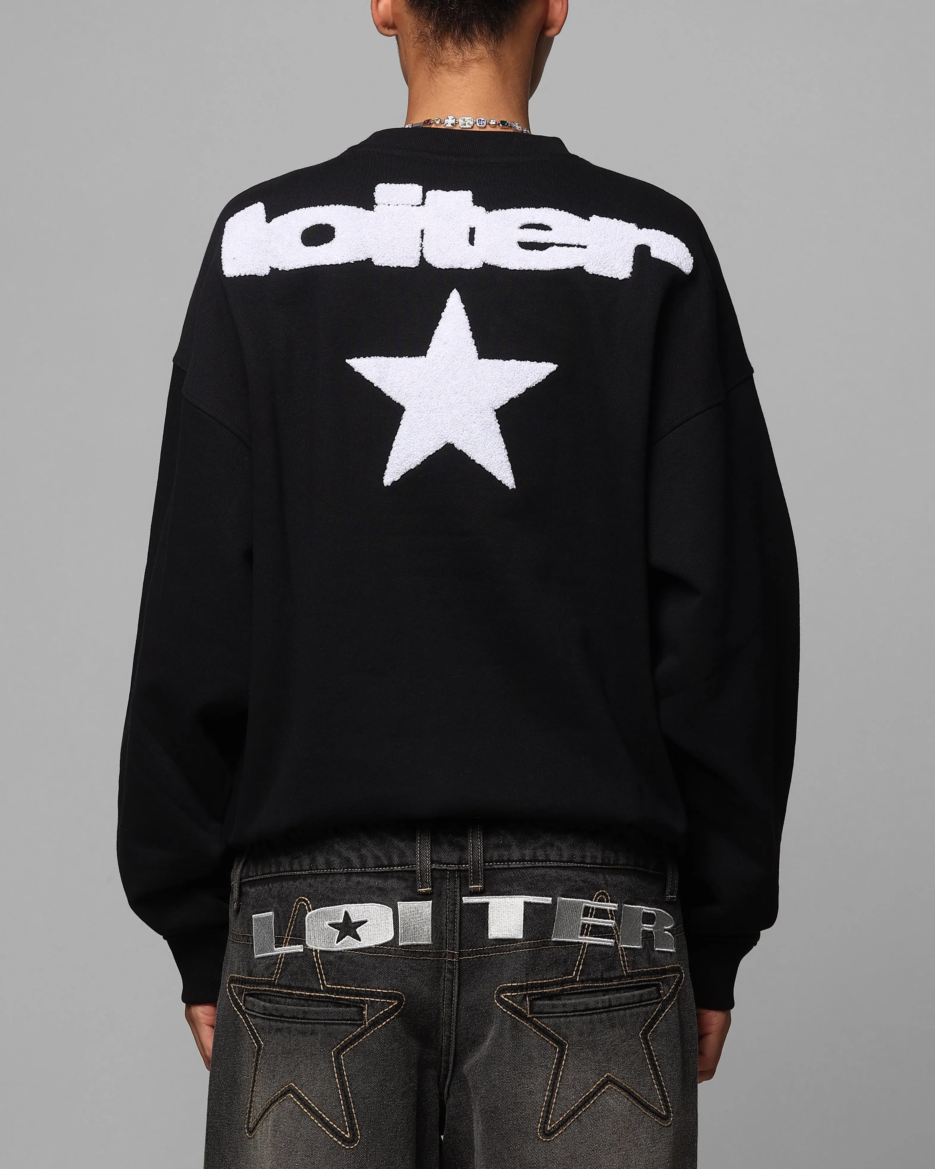 Loiter Premium Essentials Crewneck Black sold by Culture Kings