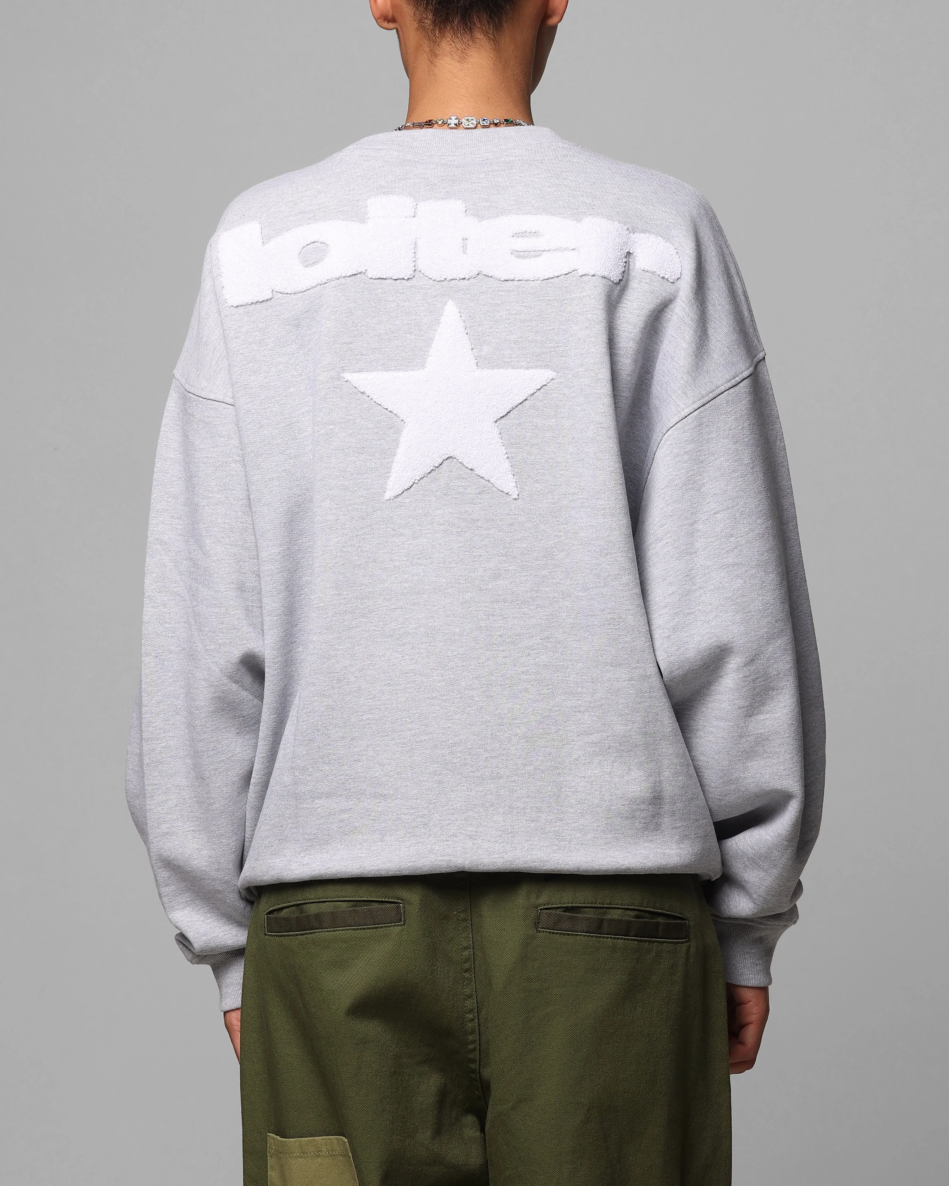 Loiter Premium Essentials Crewneck Grey Marle sold by Culture Kings