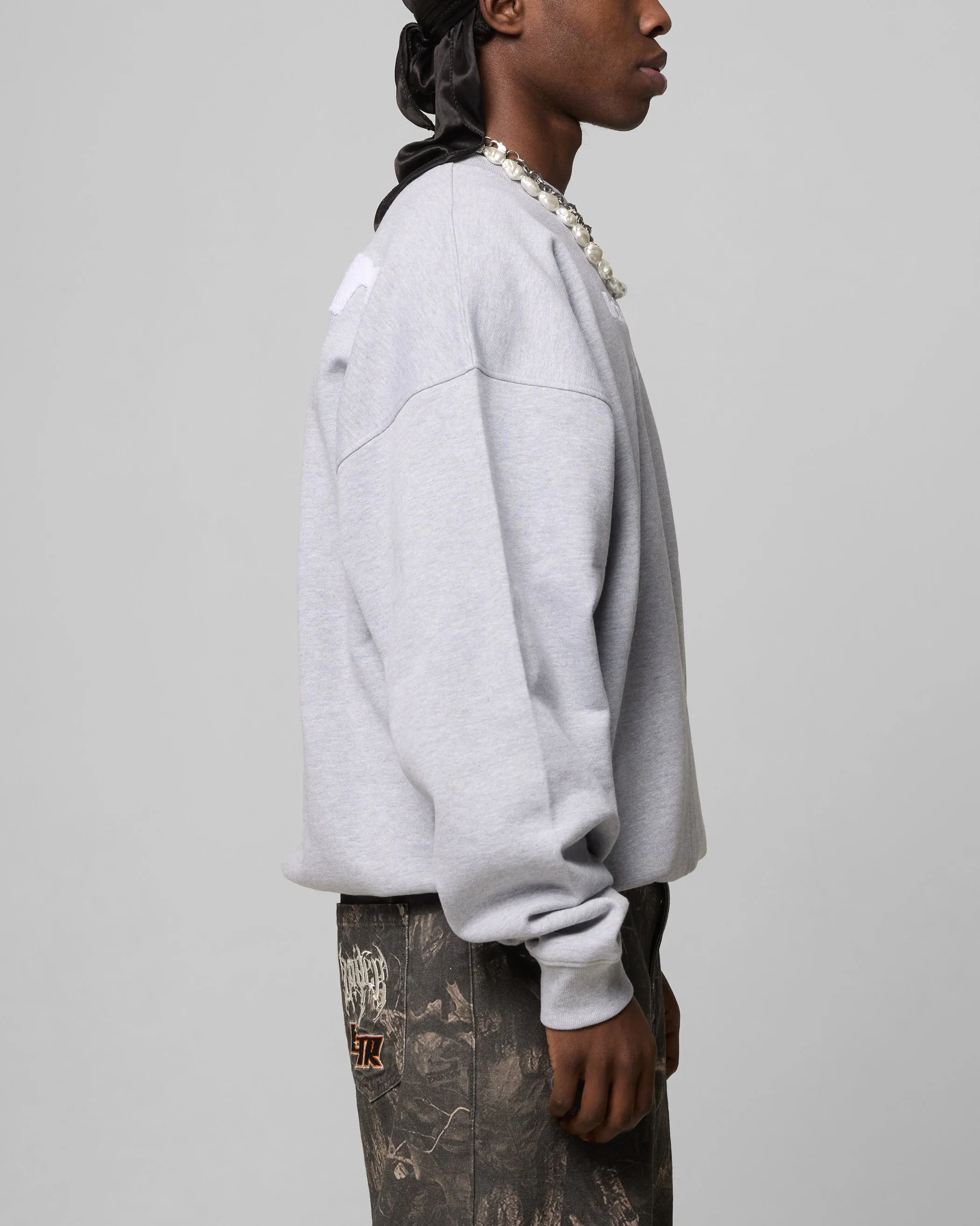 Loiter Premium Essentials Crewneck Grey Marle sold by Culture Kings product image thumbnail 5