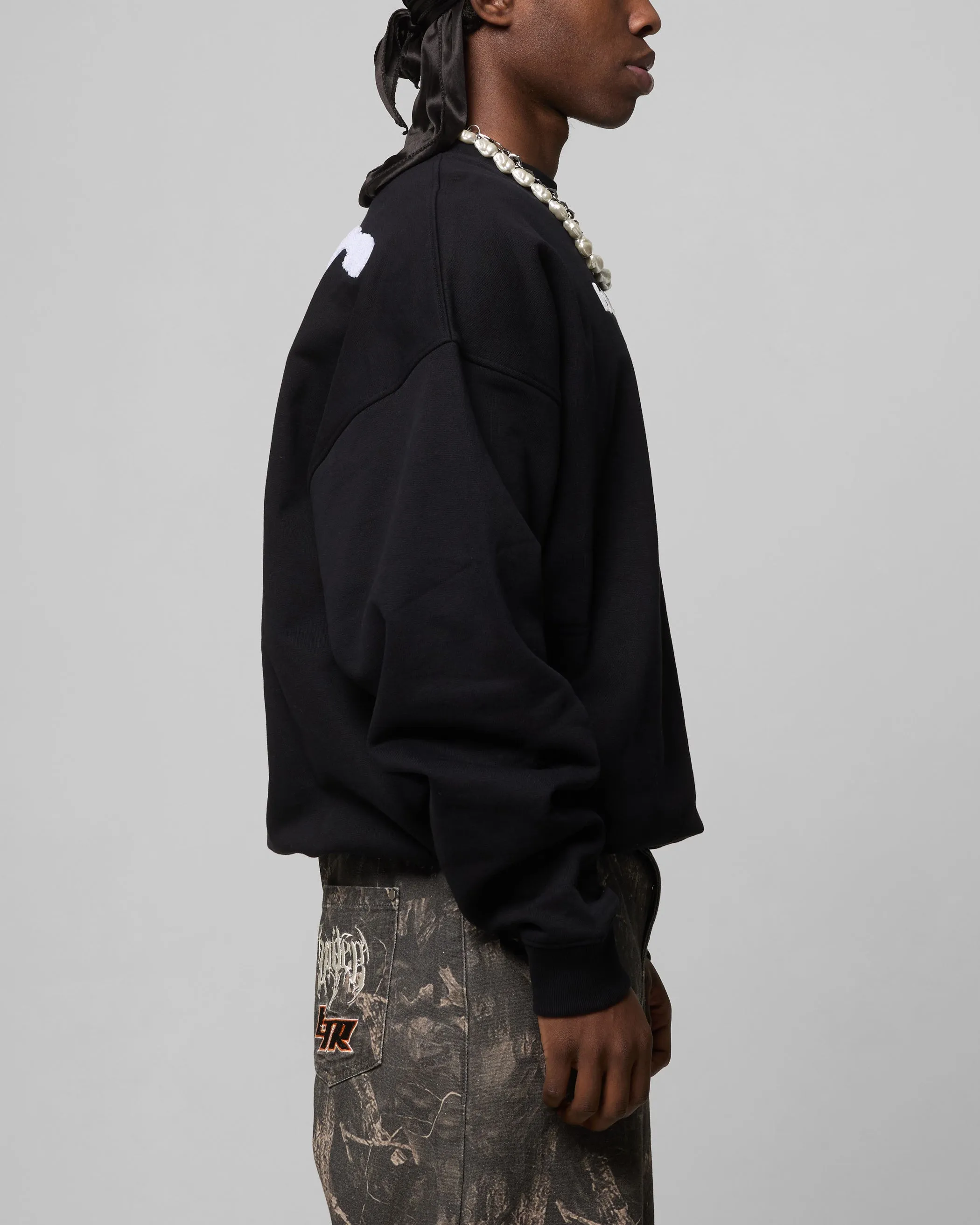 Loiter Premium Essentials Crewneck Black sold by Culture Kings product image thumbnail 5