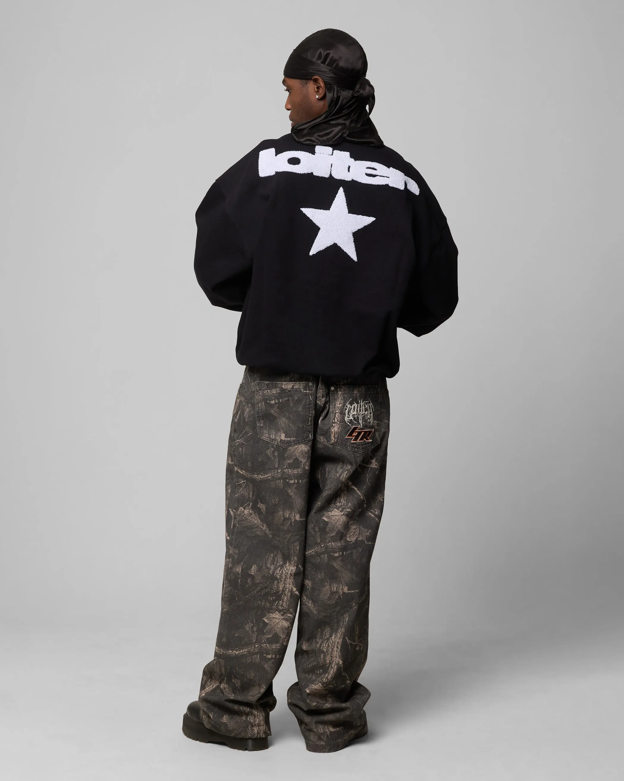 Loiter Premium Essentials Crewneck Black sold by Culture Kings product image thumbnail 3