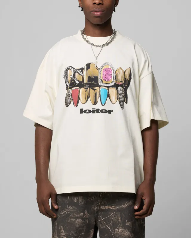 Loiter Grill Set T-Shirt Off White sold by Culture Kings