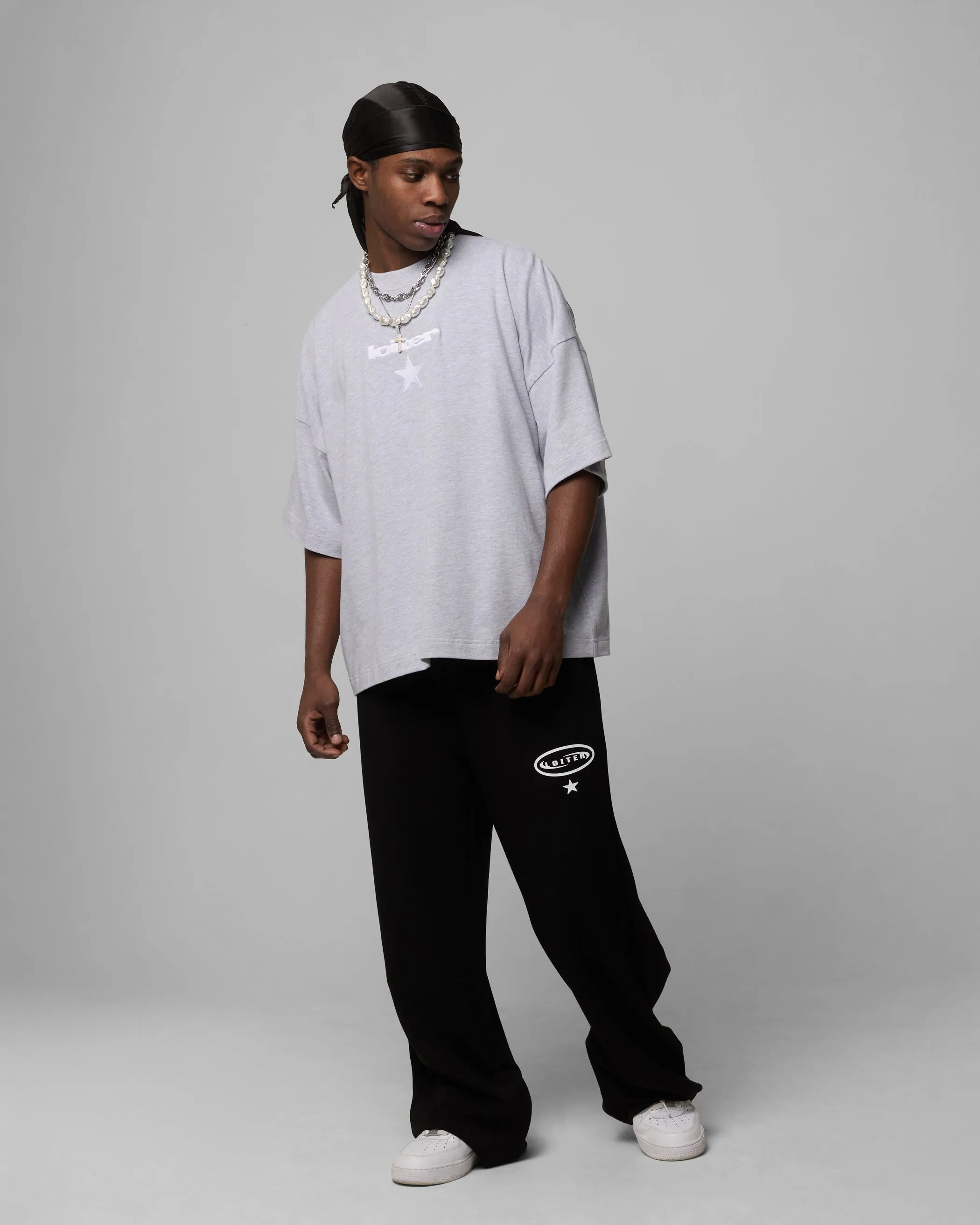 Loiter Premium Essentials Boxy T-Shirt Grey Marle sold by Culture Kings product image thumbnail 4