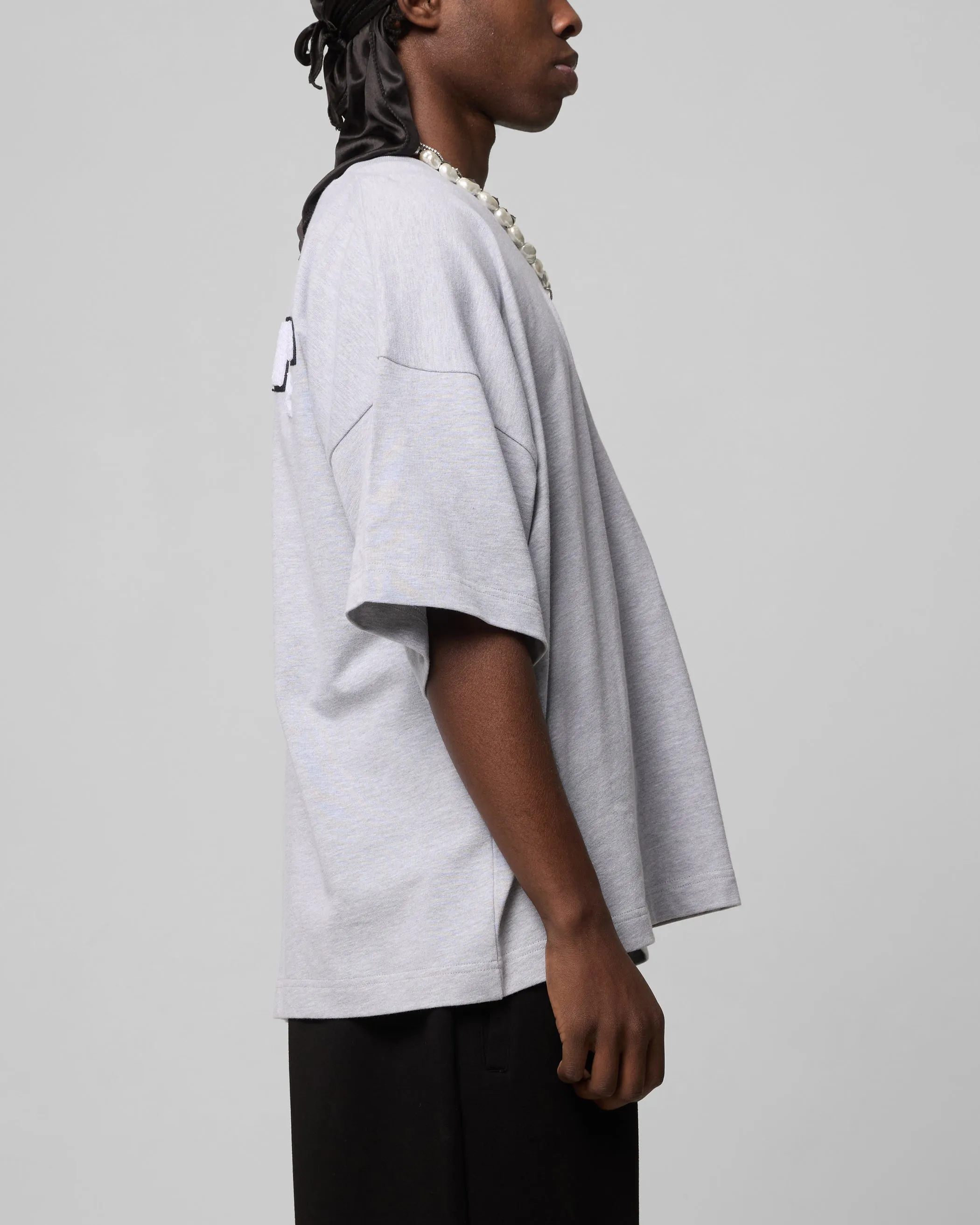 Loiter Premium Essentials Boxy T-Shirt Grey Marle sold by Culture Kings product image thumbnail 5