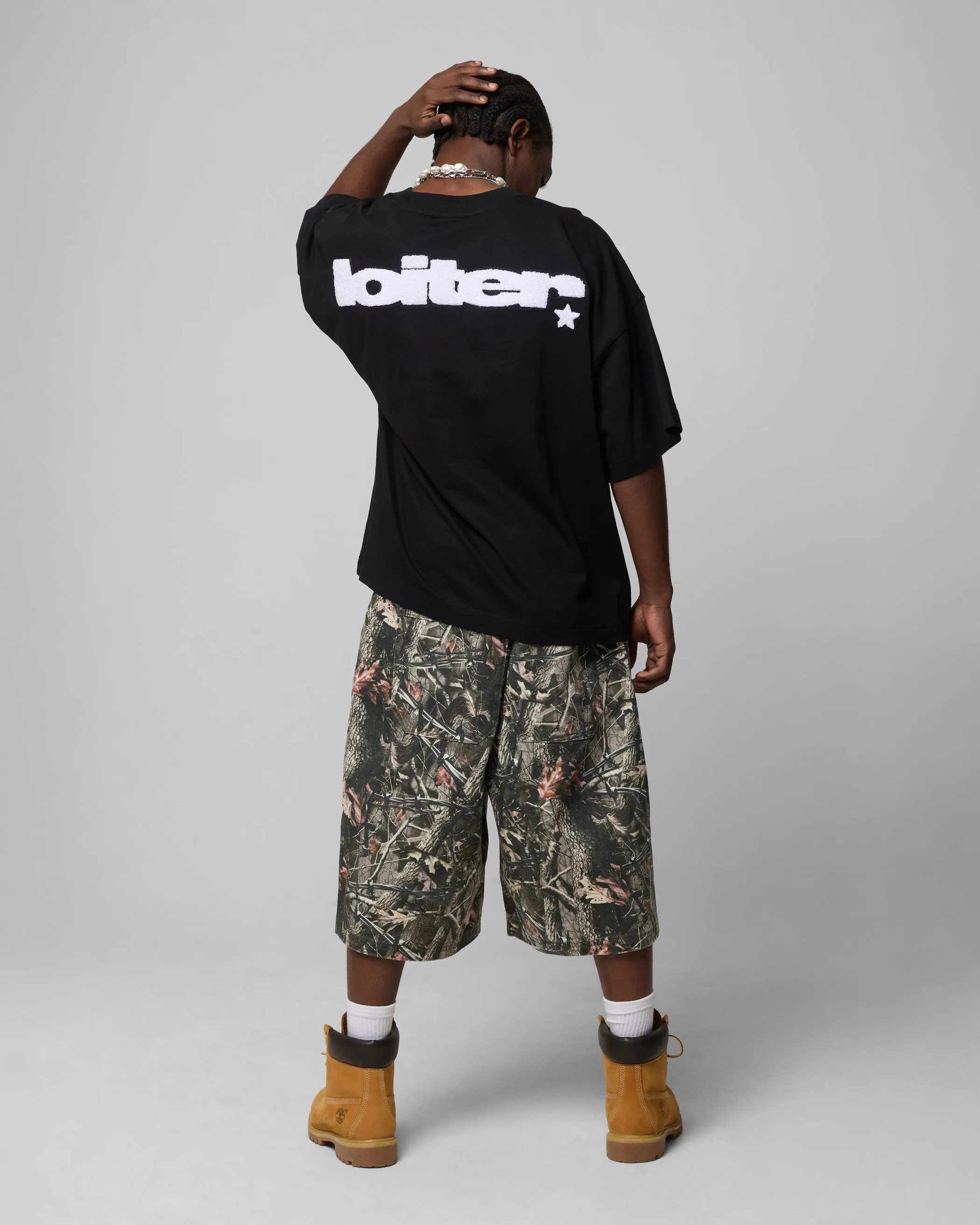 Loiter Premium Essentials Boxy T-Shirt Black sold by Culture Kings product image thumbnail 4