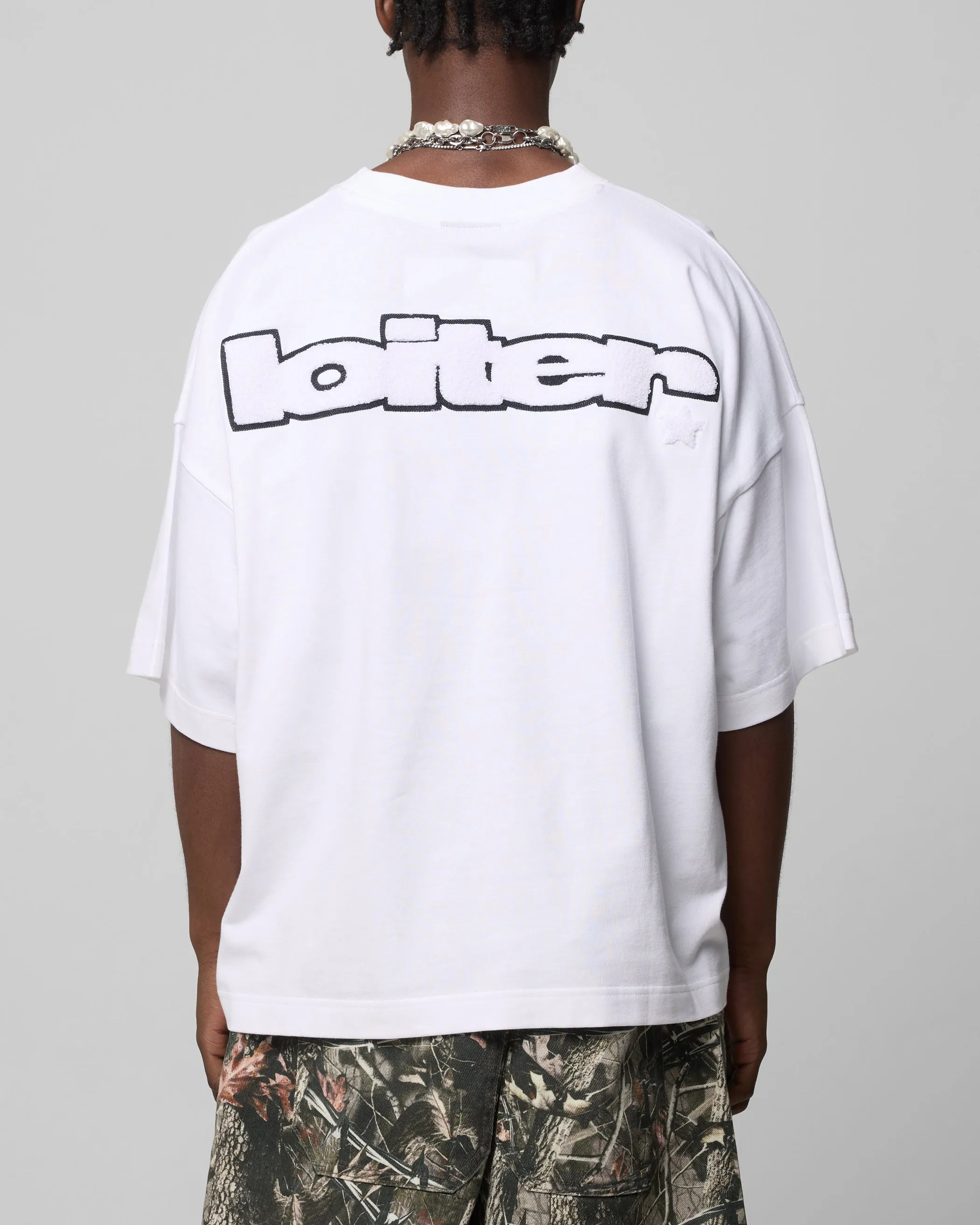 Loiter Premium Essentials Boxy T-Shirt White sold by Culture Kings product image thumbnail 2