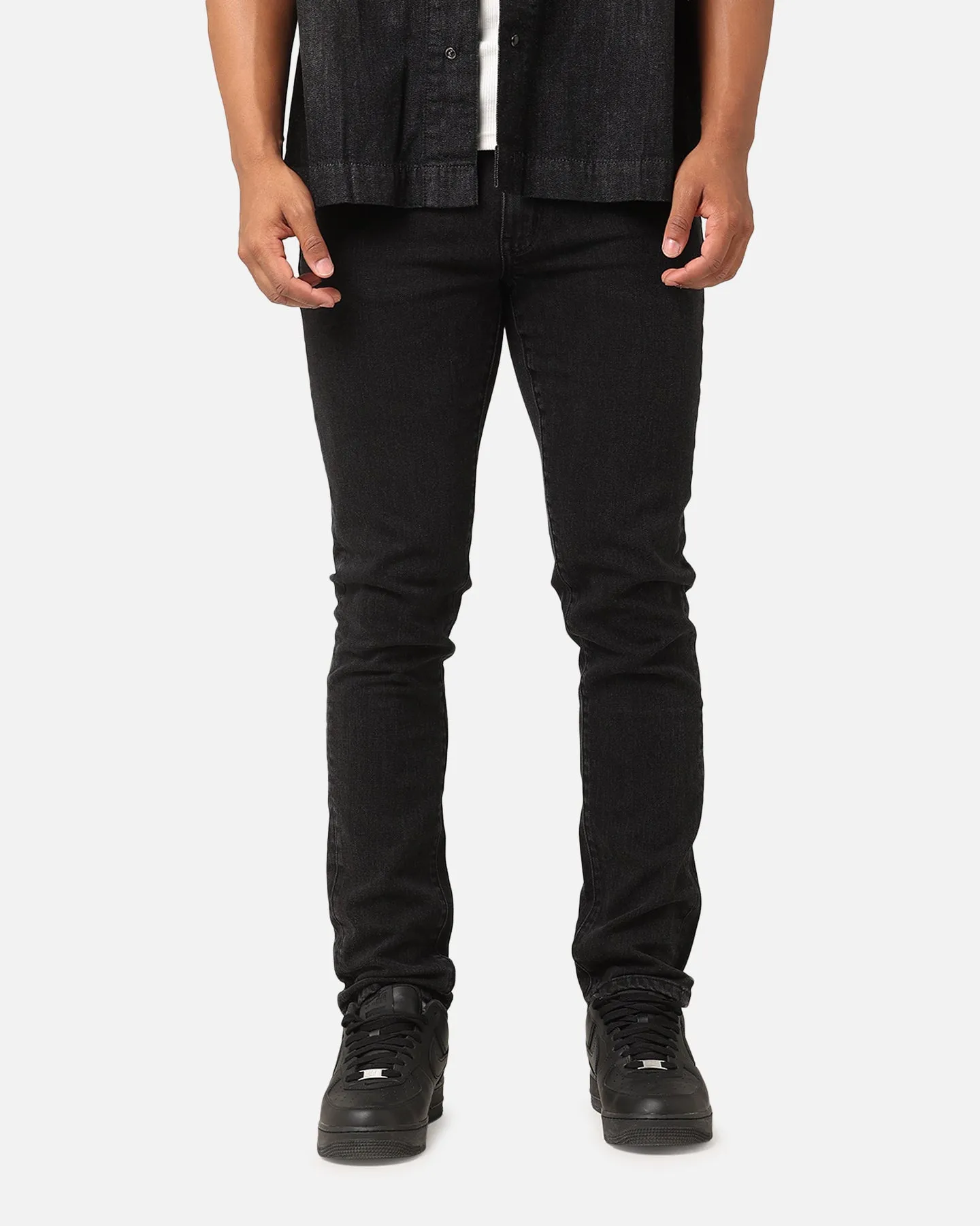 Saint Morta Tapered Denim Jeans Washed Black sold by Culture Kings