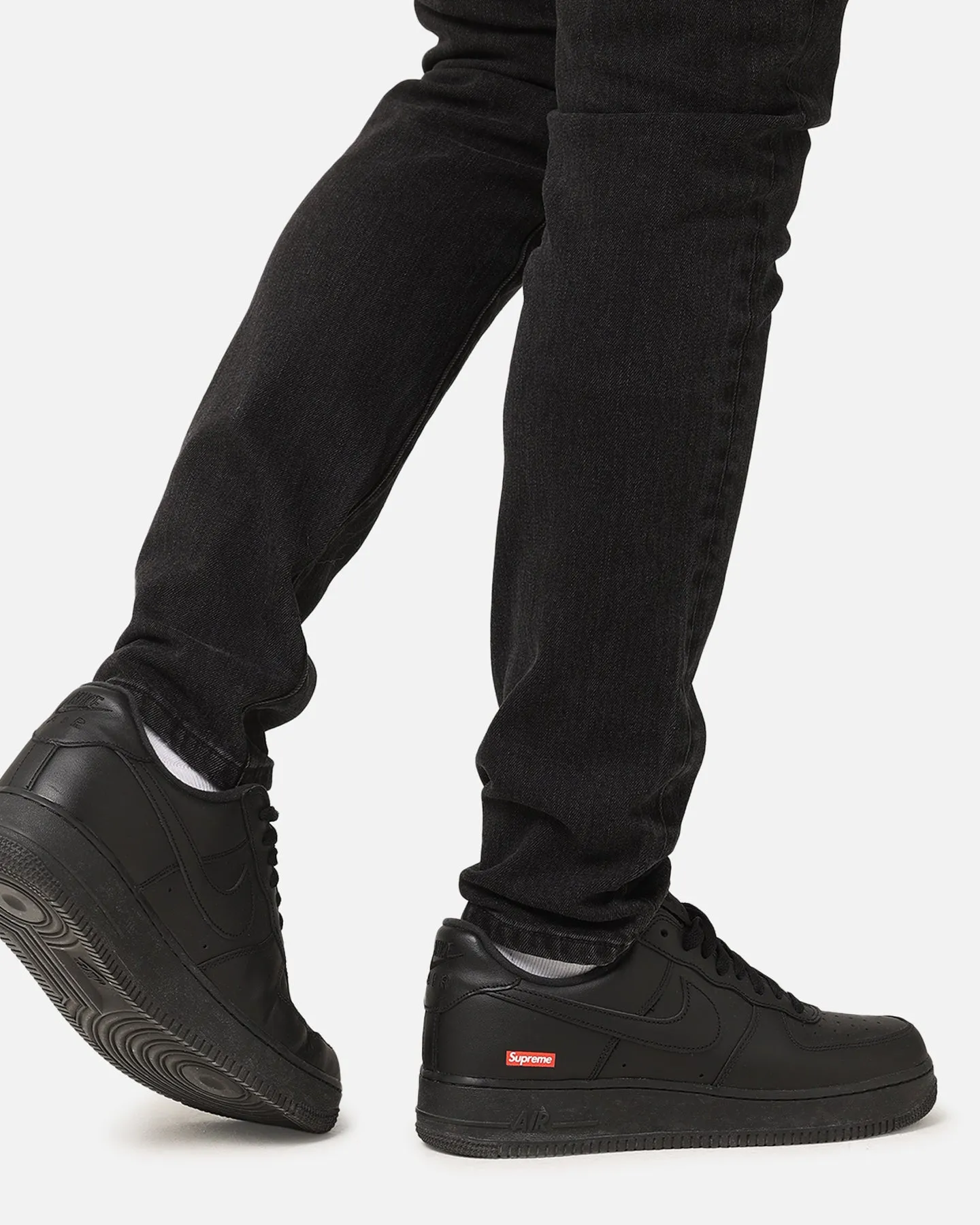 Saint Morta Tapered Denim Jeans Washed Black sold by Culture Kings product image thumbnail 4