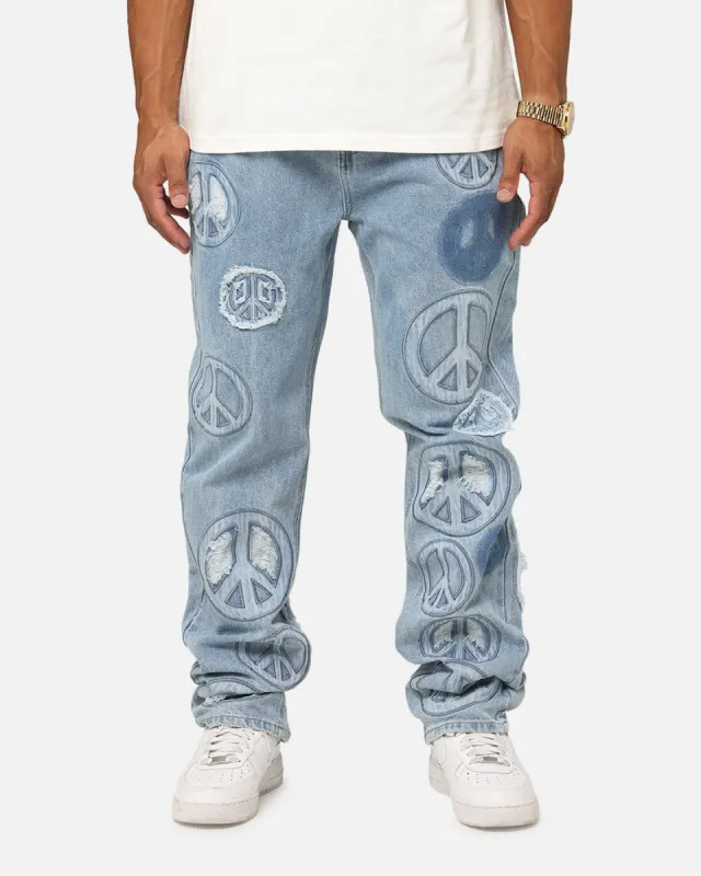 MNML V723 Peace By Peace Denim Jeans Blue sold by Culture Kings