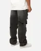 MNML Ultra Baggy Thrashed Denim Jeans Black sold by Culture Kings