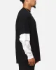 Carre Rosebowl Layered Long Sleeve T-Shirt Black/White sold by Culture Kings