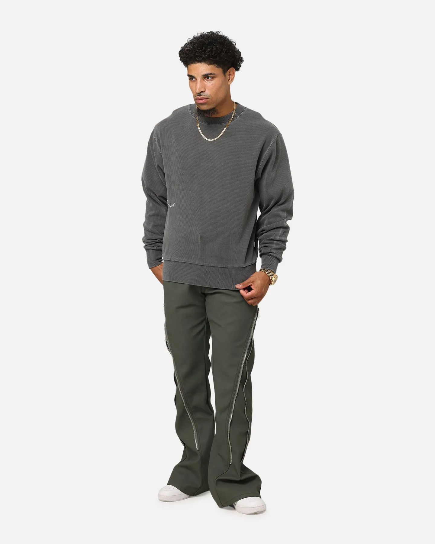 Carre Avenue Ribbed Crewneck Black sold by Culture Kings product image thumbnail 2