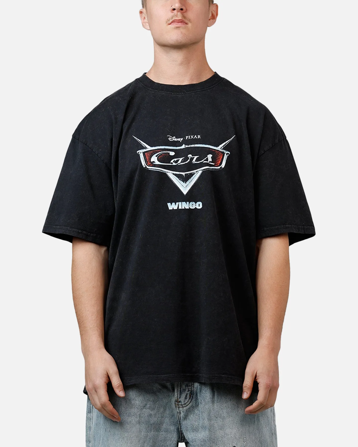 Goat Crew Disney And Pixar Cars Wingo Vintage T-Shirt Black Acidwash sold by Culture Kings product image thumbnail 2