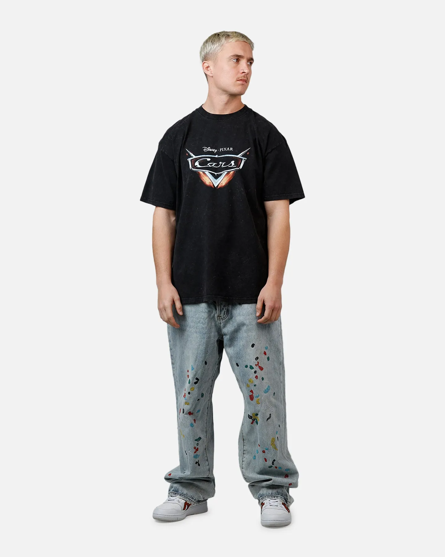 Goat Crew Disney And Pixar Cars Snot Rod Vintage T-Shirt Black Acidwash sold by Culture Kings product image thumbnail 3