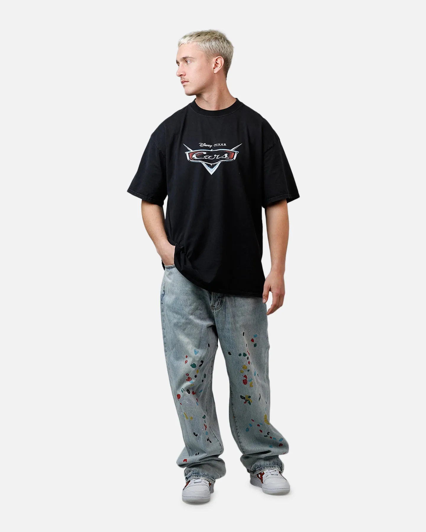 Goat Crew Disney And Pixar Cars Boost Vintage T-Shirt Black Acidwash sold by Culture Kings product image thumbnail 3