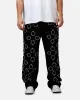 MNML Ultra Baggy Jewel Applique Pants Black sold by Culture Kings