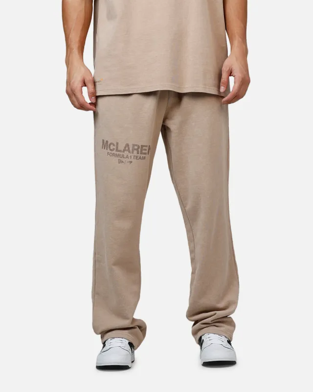 New Era X Mclaren Sweat Pants Taupe sold by Culture Kings