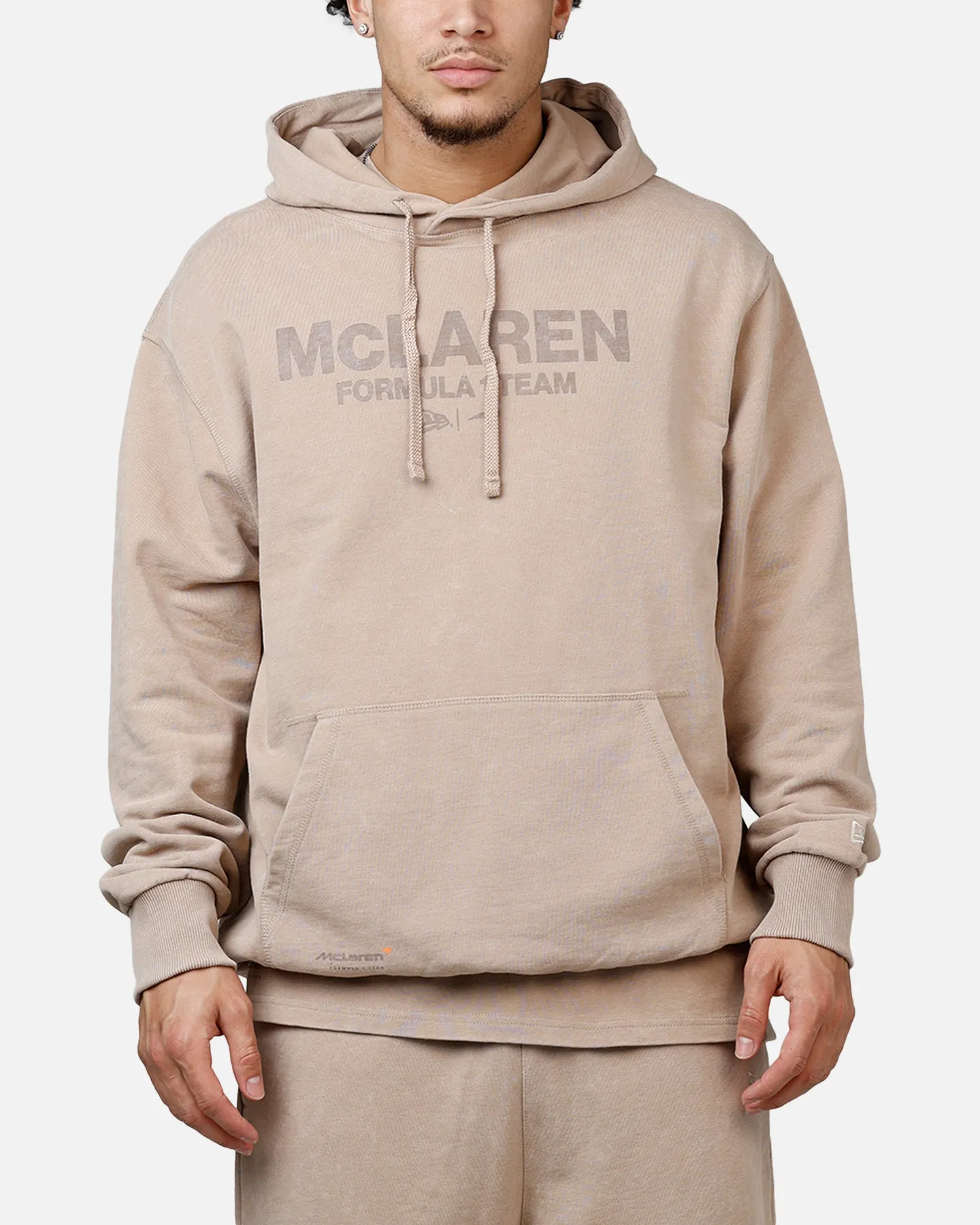 New Era X Mclaren Hoodie Taupe sold by Culture Kings