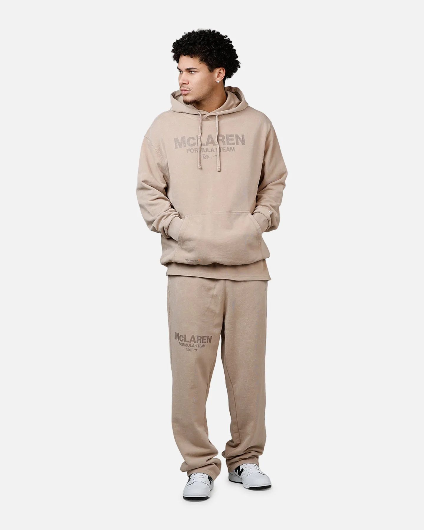 New Era X Mclaren Hoodie Taupe sold by Culture Kings product image thumbnail 3