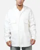 MNML Oversized Cotton Button Up Shirt White sold by Culture Kings