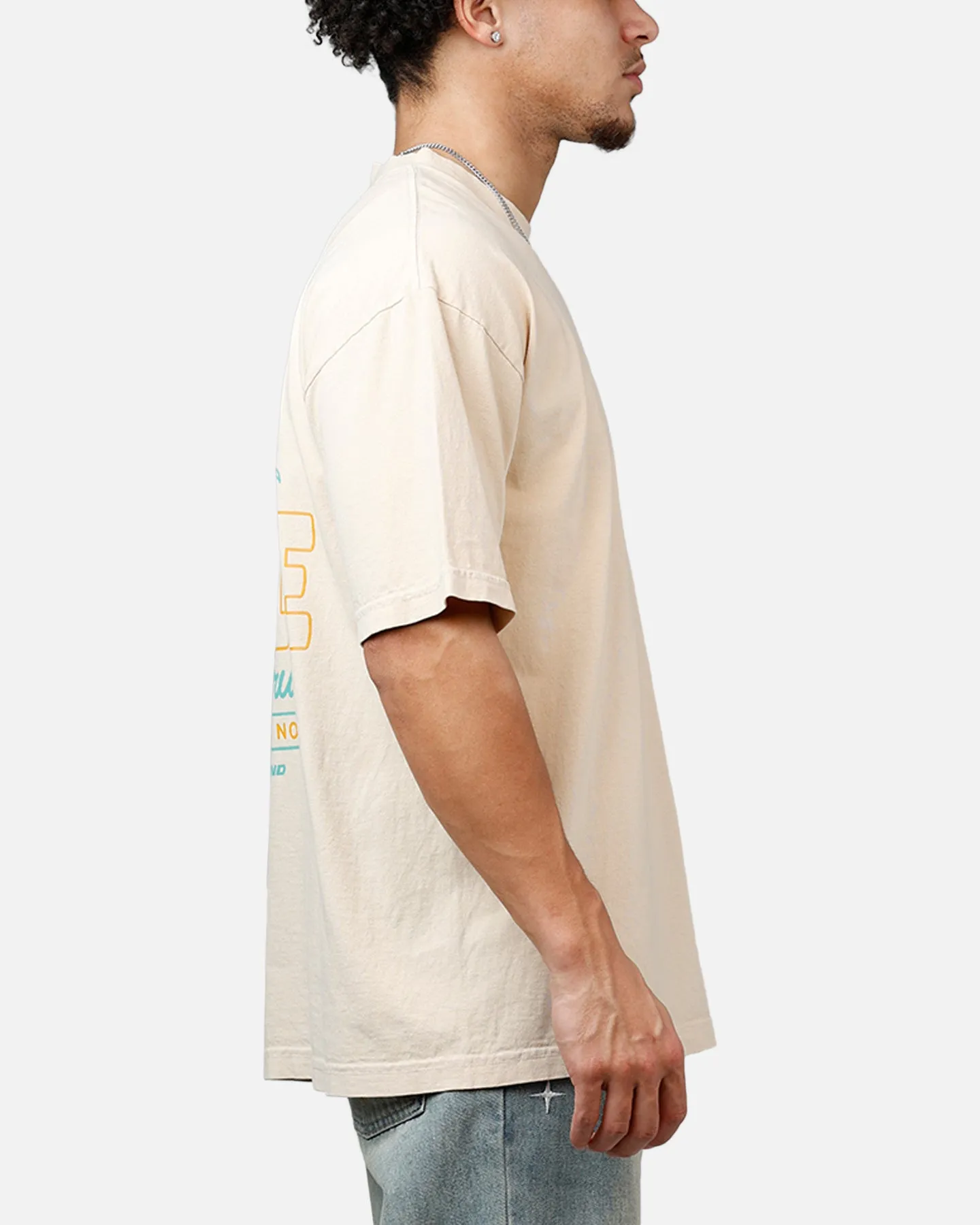 Hypland X One Piece Neon Flame T-Shirt Tan sold by Culture Kings product image thumbnail 4