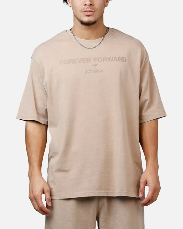 New Era X Mclaren Speedmark T-Shirt Taupe sold by Culture Kings